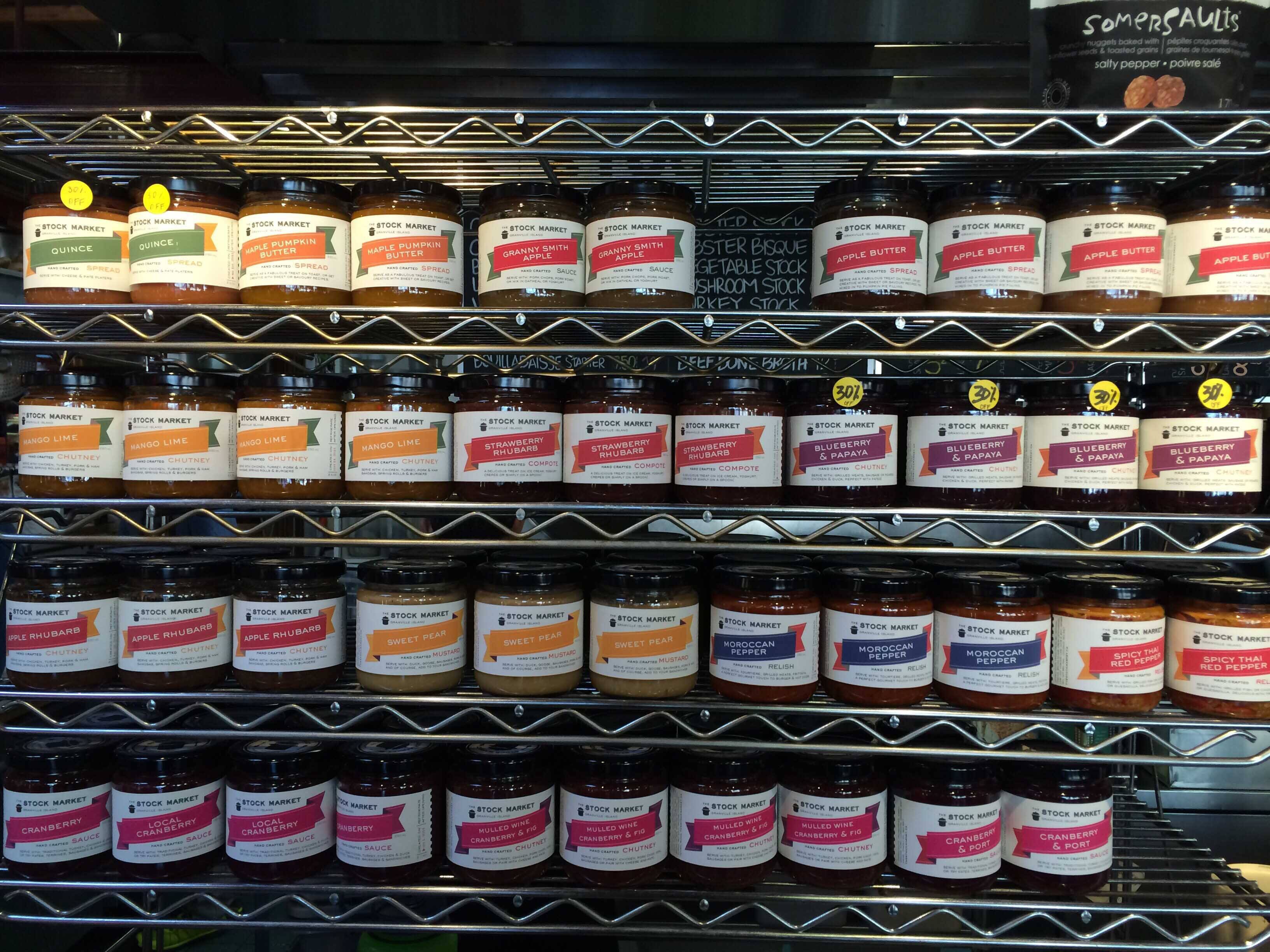 A La Mode Menu, Menu for A La Mode, Granville Island, Vancouver