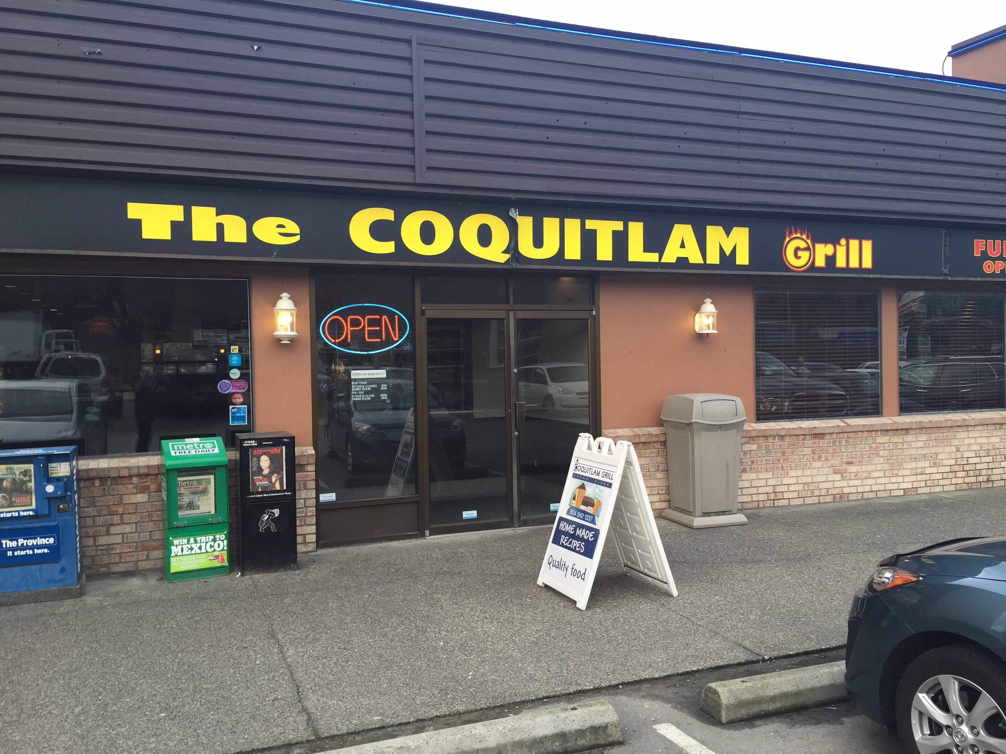 Menu of The Coquitlam Grill, Coquitlam, Coquitlam