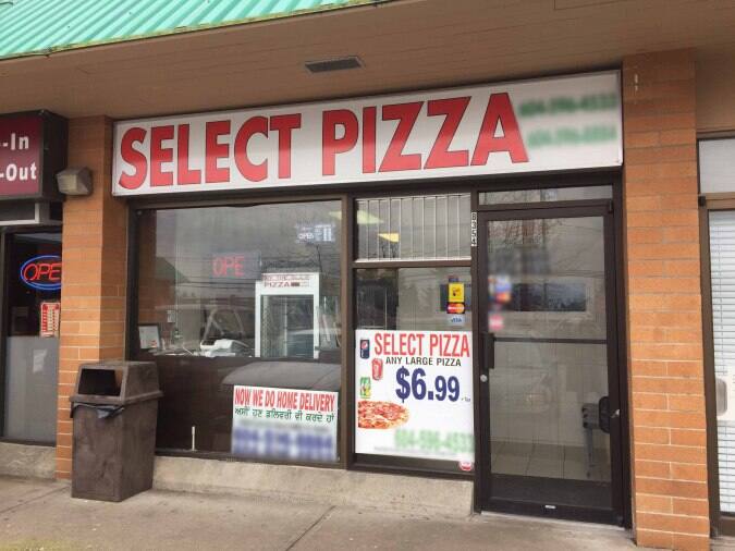 Select Pizza Menu, Menu for Select Pizza, North Delta, Metro Vancouver