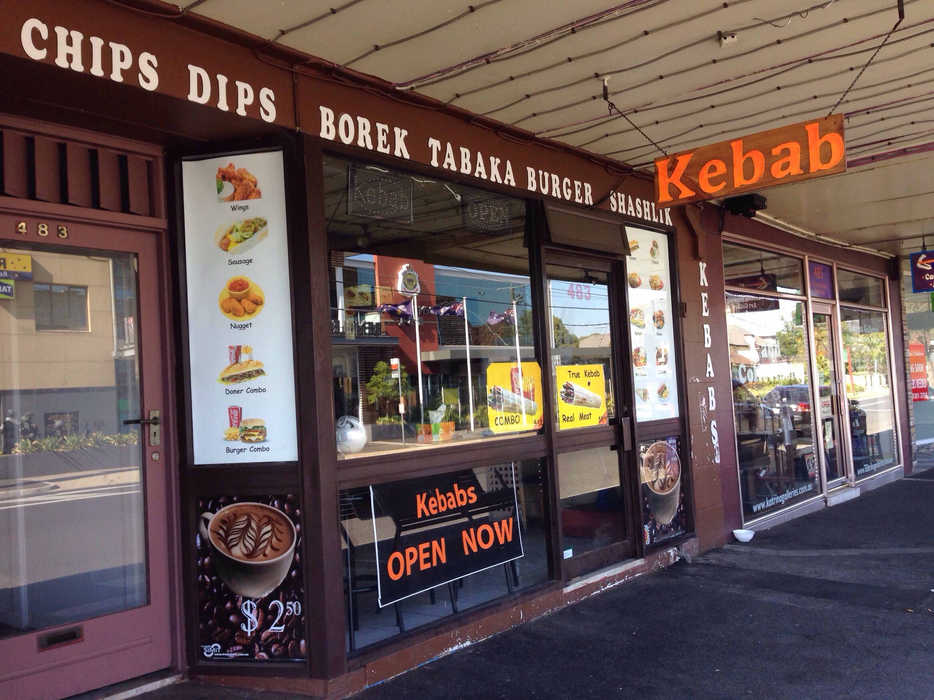 Menu of Bentleigh Kebabs, Bentleigh, Melbourne