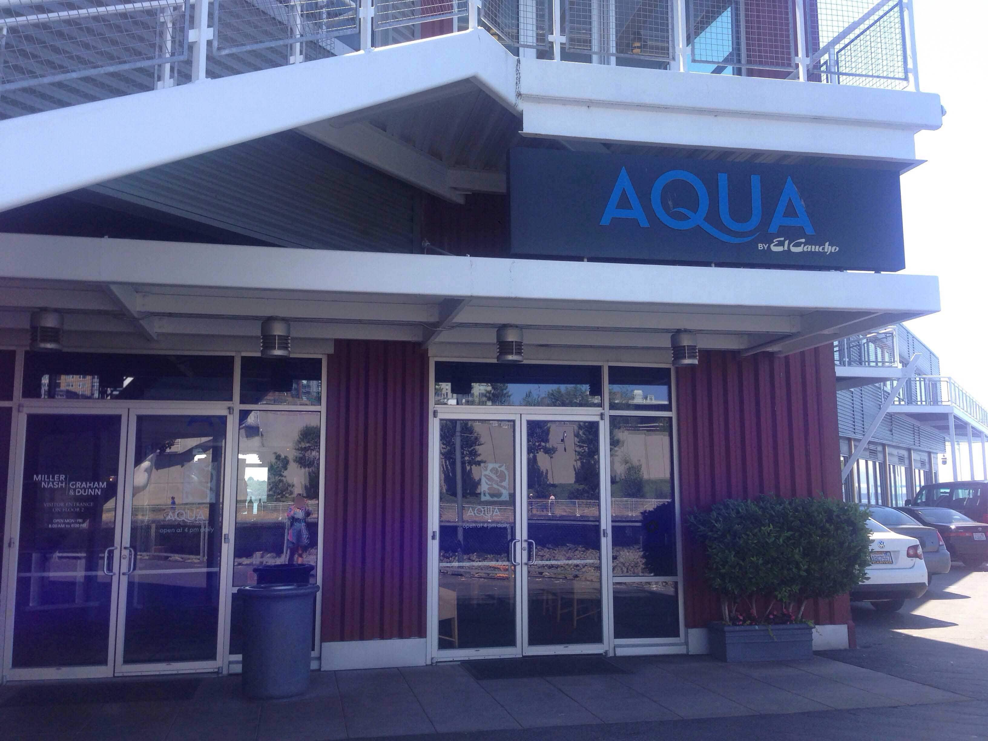 Menu Of Aqua By El Gaucho Belltown Seattle