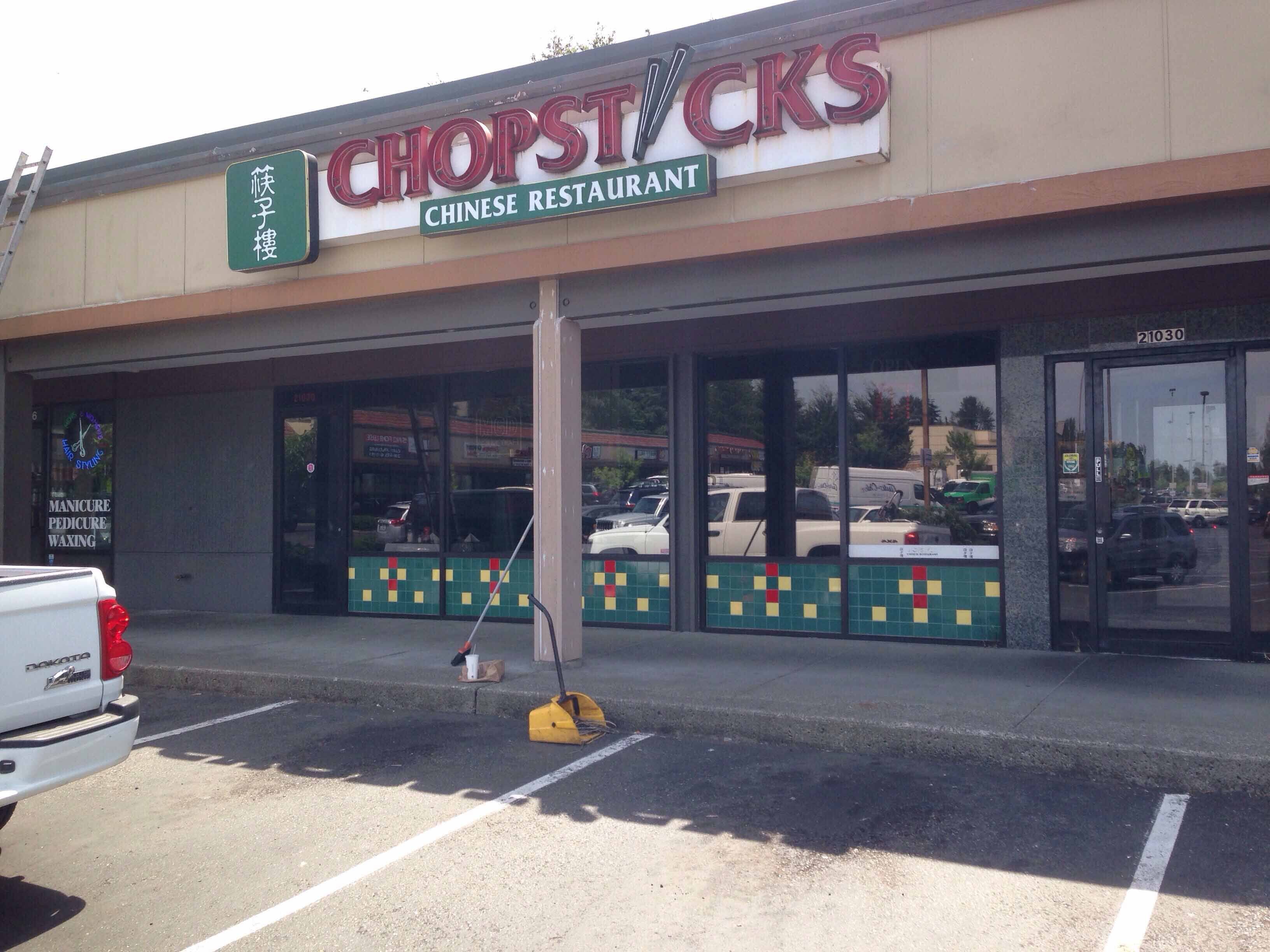 Menu of Chopsticks, Kent, Kent