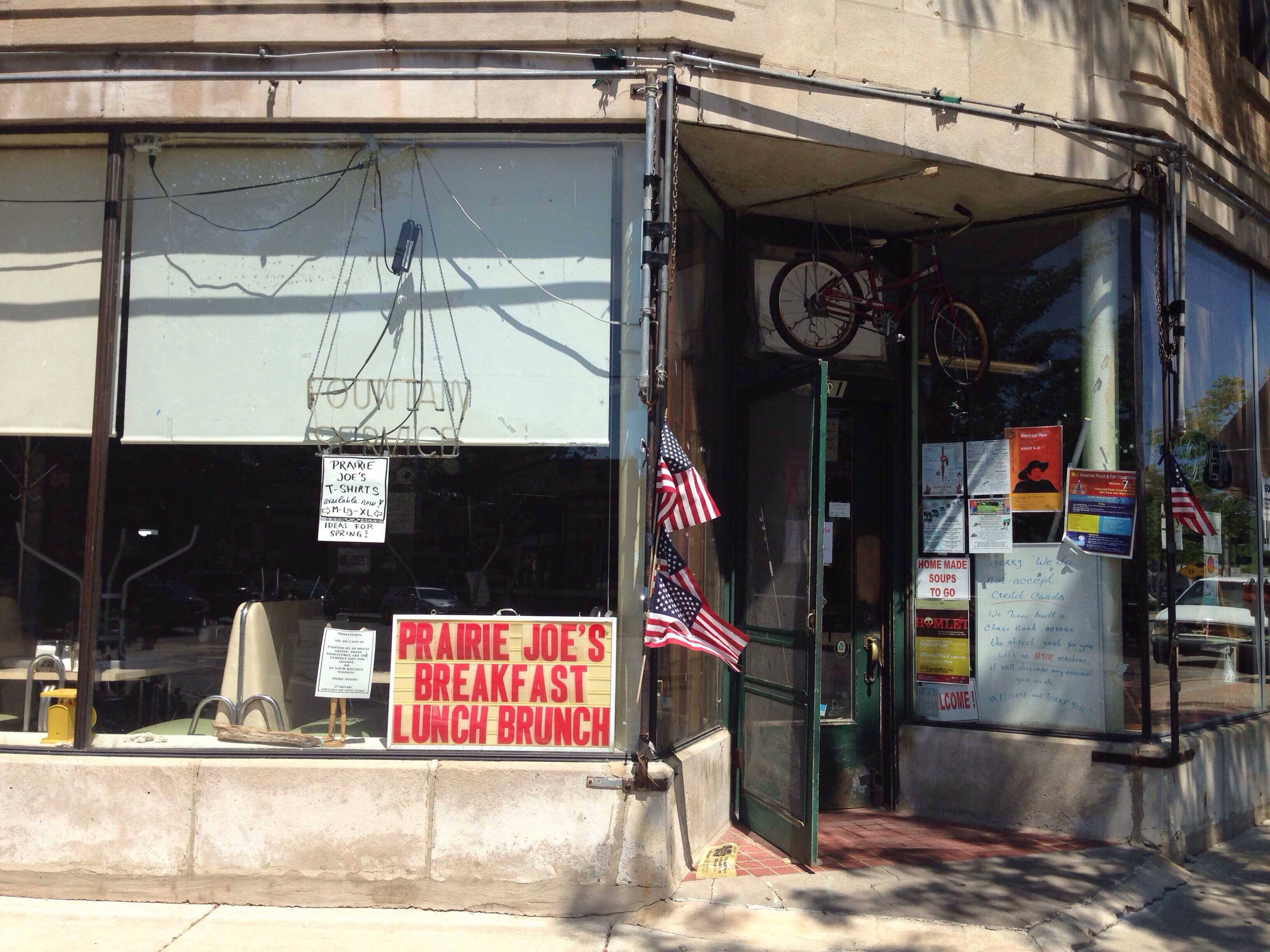 Menu of Prairie Joe's, Evanston, Chicago