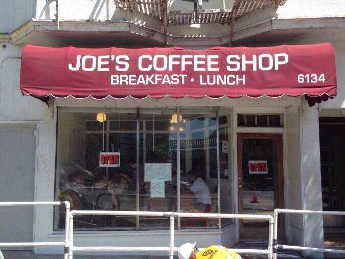 Joe's Coffee Shop, Outer Richmond, San Francisco Urbanspoon/Zomato