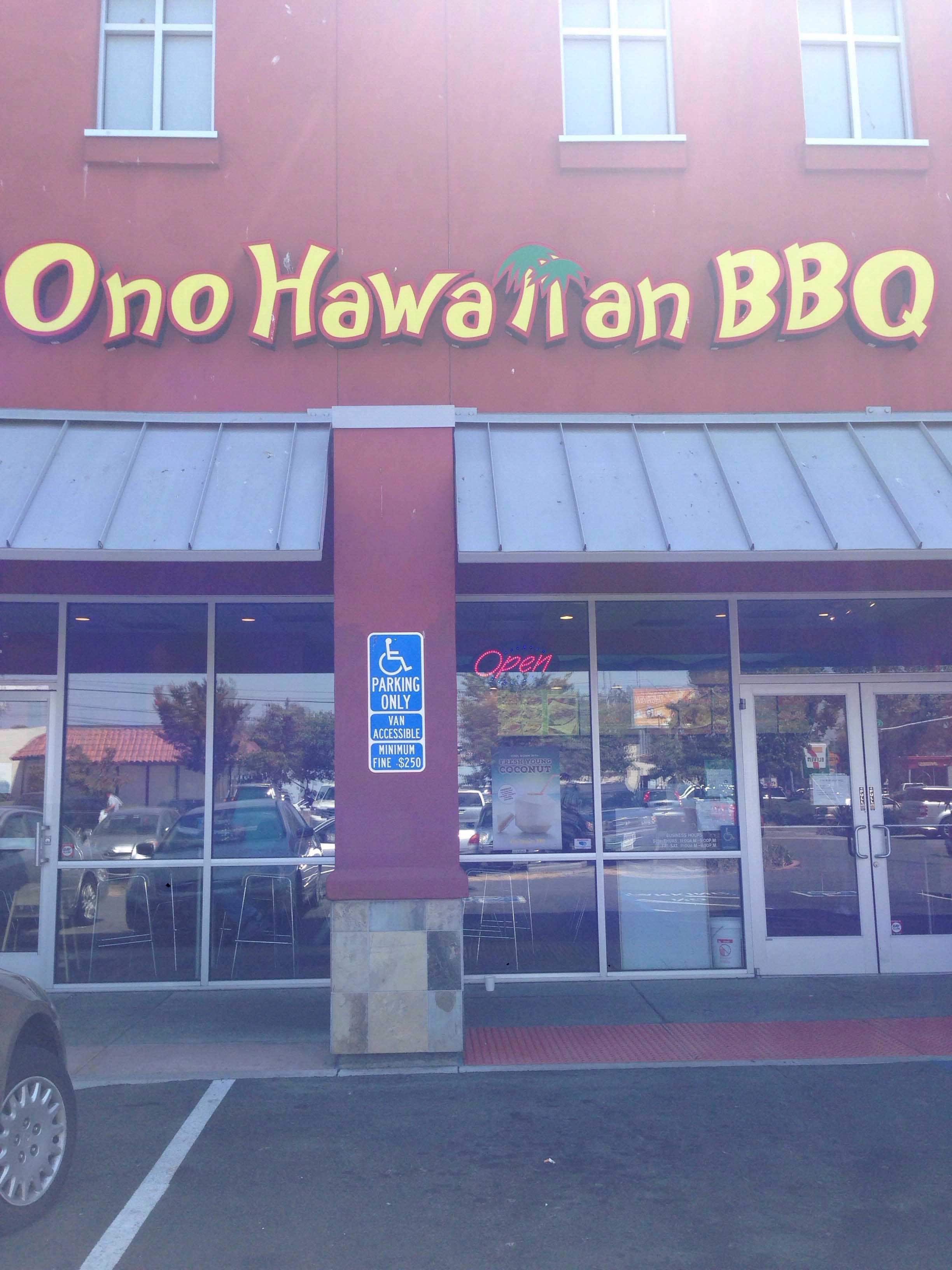 Menu of Ono Hawaiian BBQ, San Leandro, San Leandro