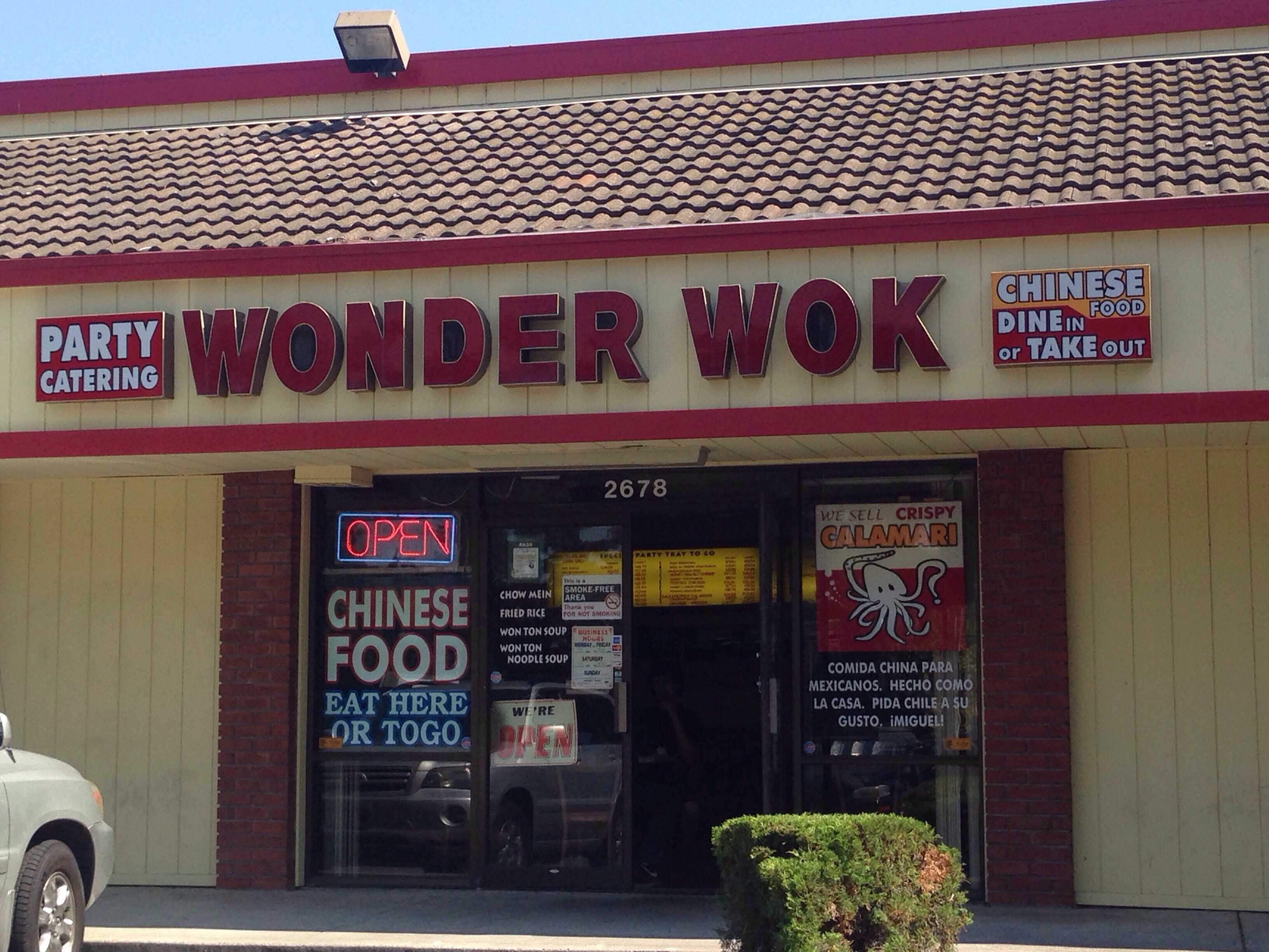 Menu of Wonder Wok, North San Jose, San Jose