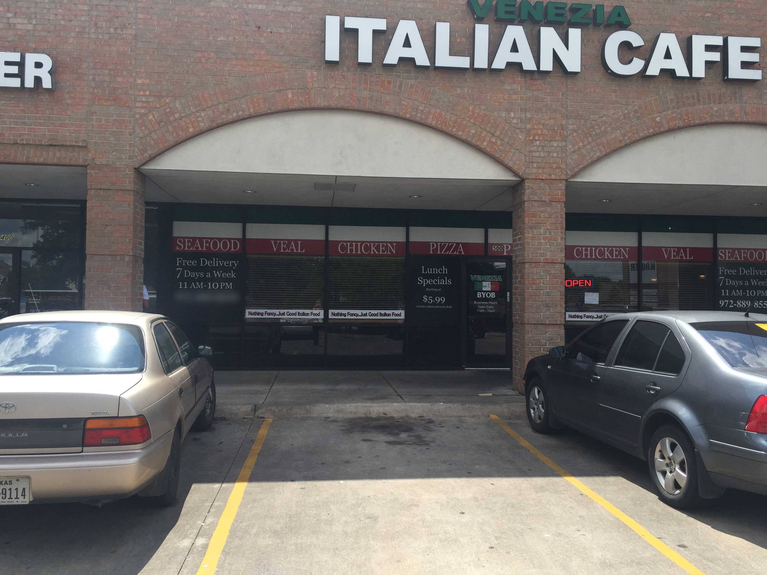 Menu of Venezia Italian Cafe, Richardson, Richardson