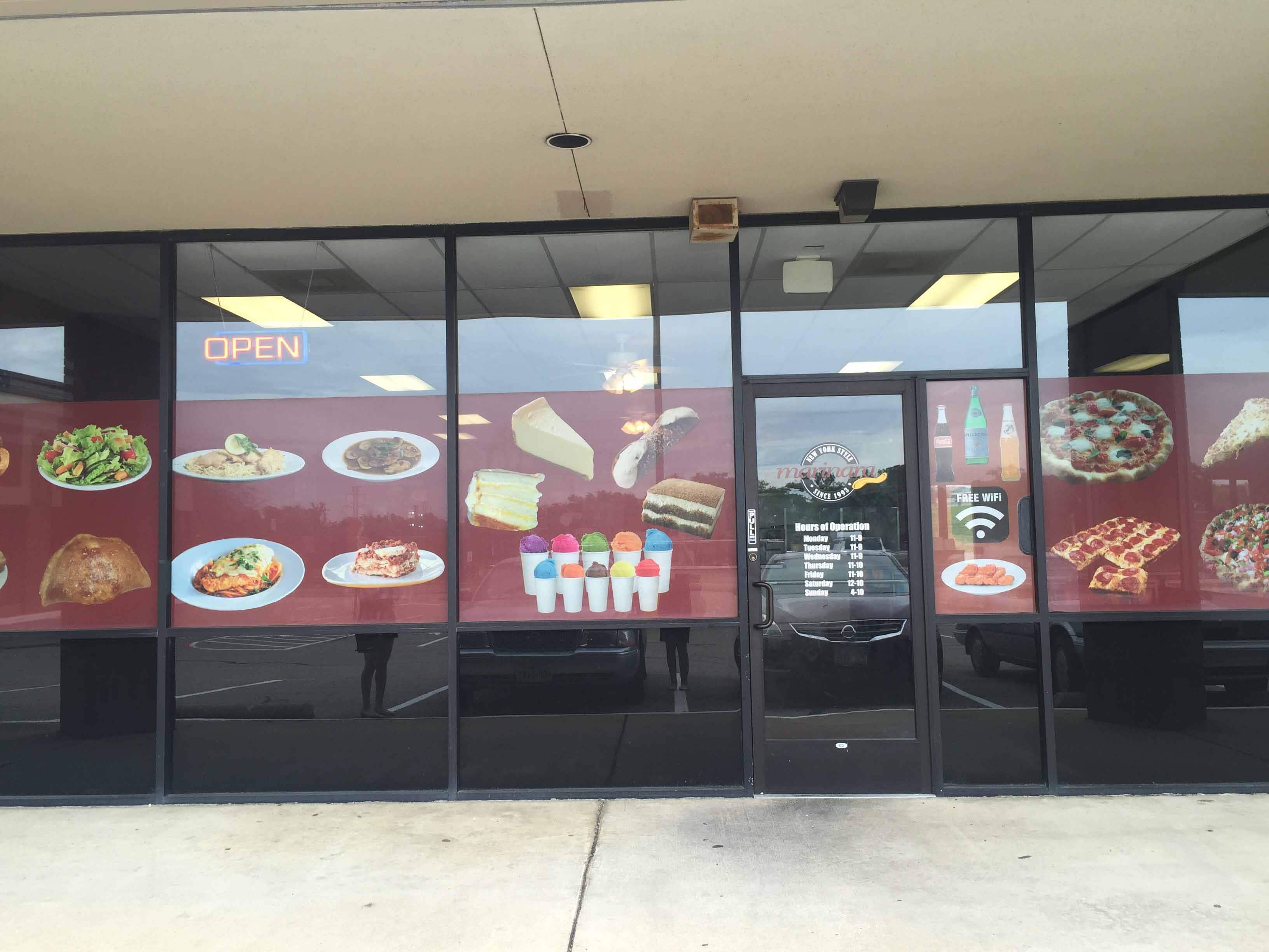 Menu of Marinara Pizza, East Plano, Plano