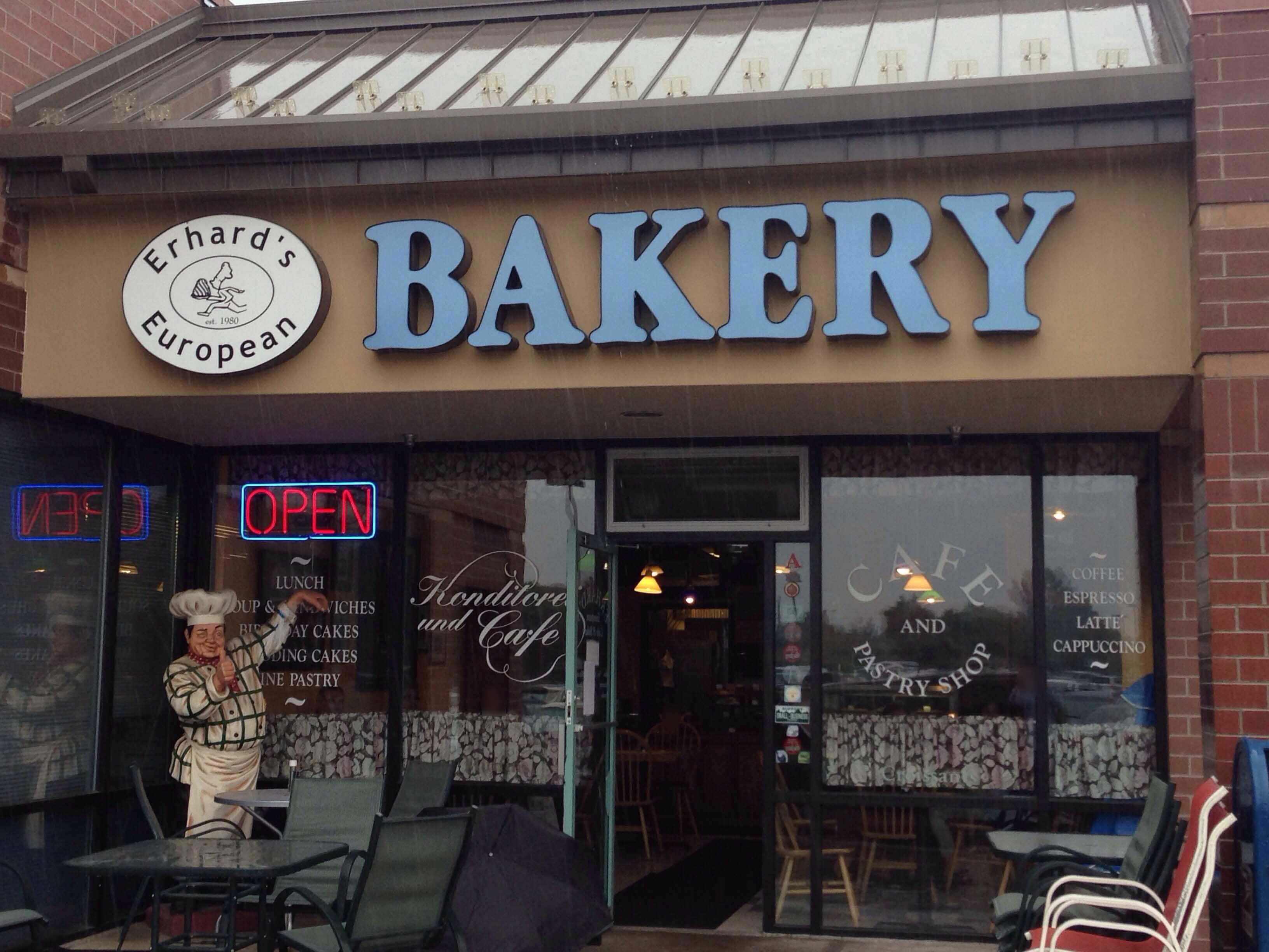 Menu of Erhard's European Bakery, Boulder, Boulder