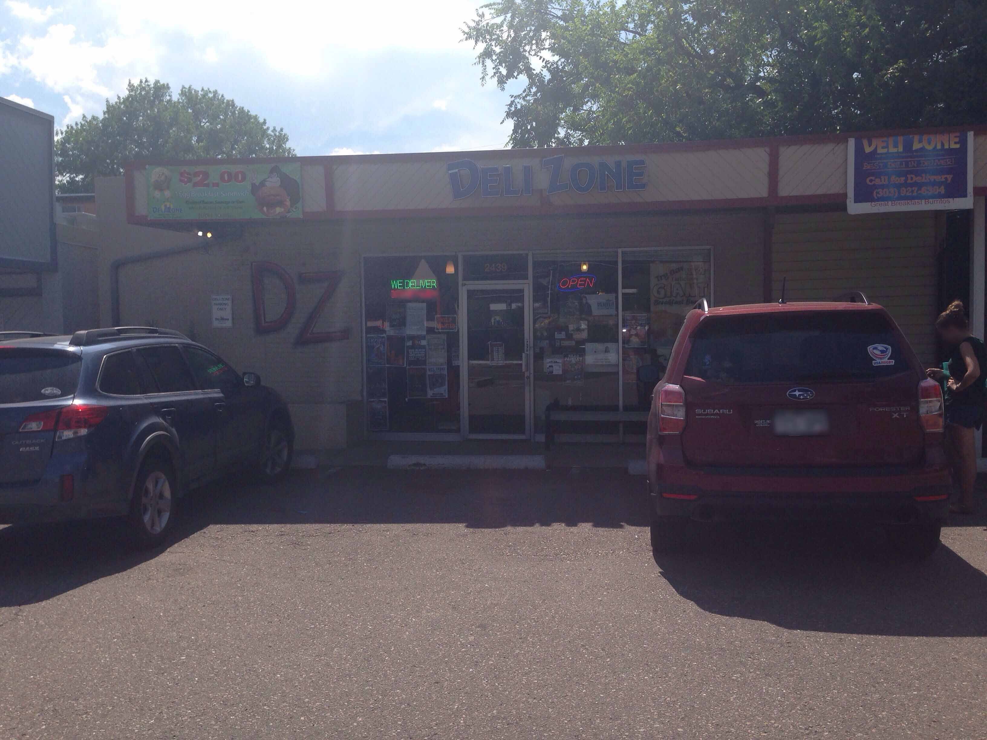 Deli Zone Menu, Menu for Deli Zone, University, Denver