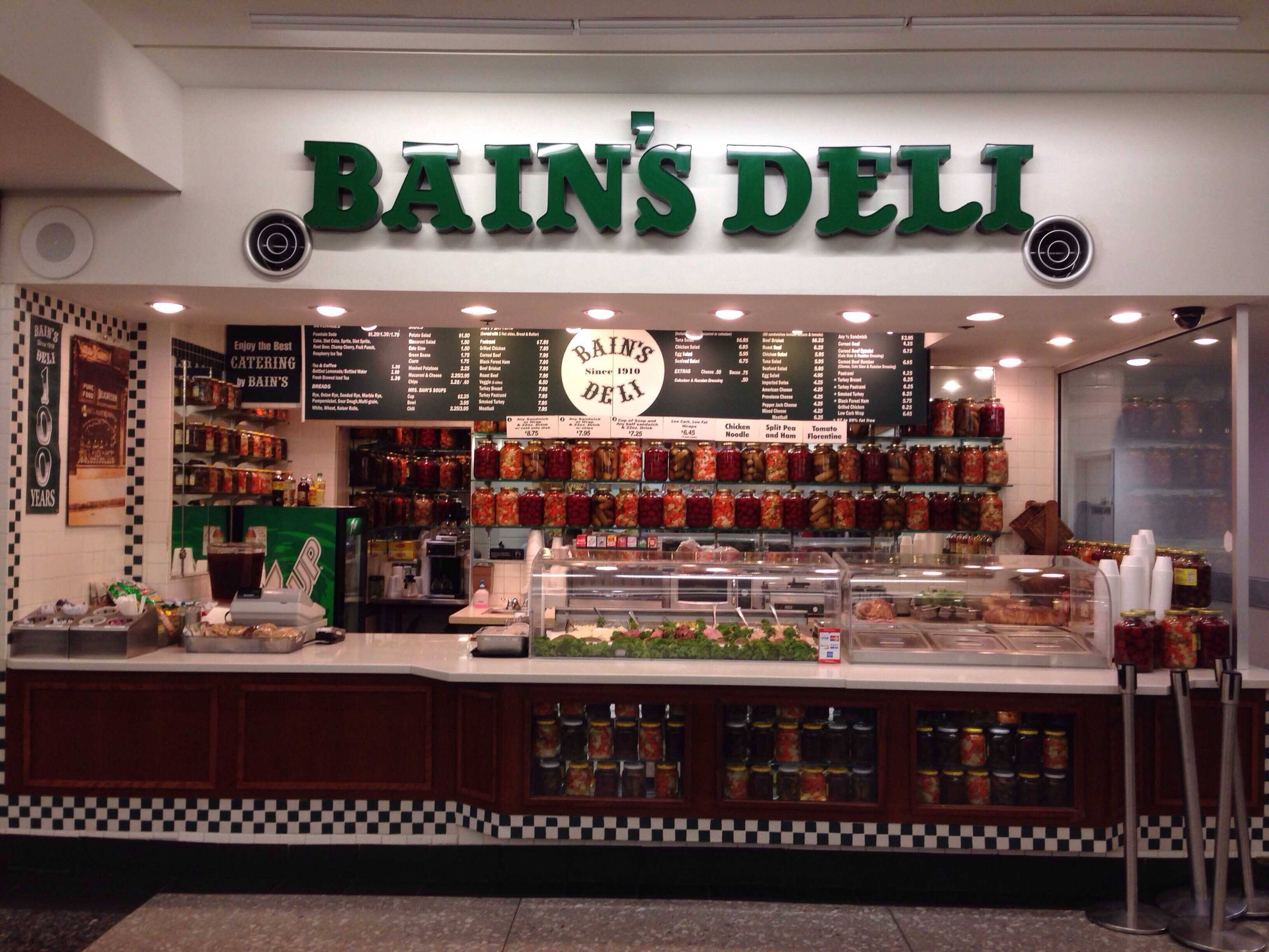 Menu of Bain's Deli, Rittenhouse Square, Philadelphia