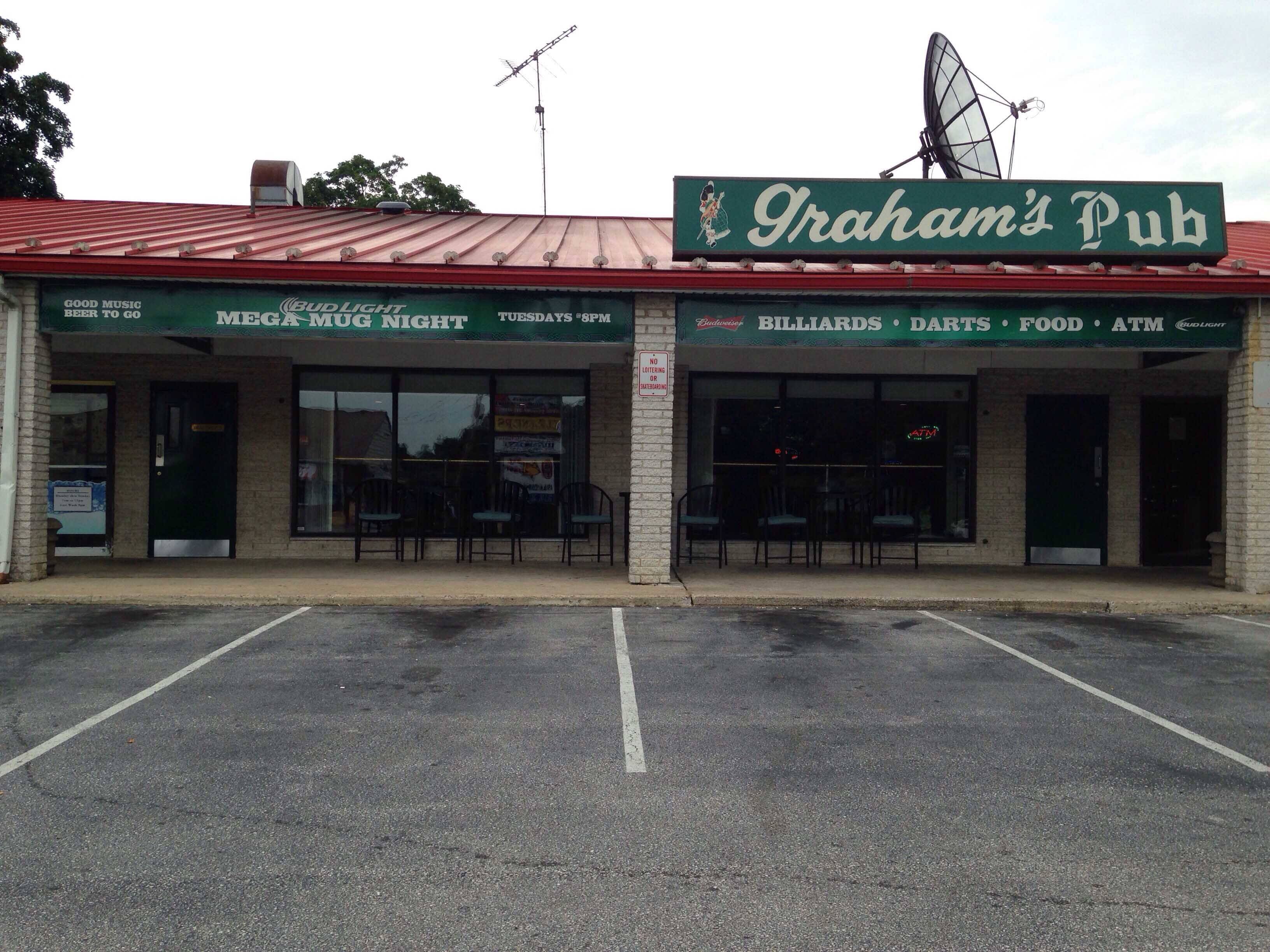 Menu of Graham's Pub, Roxborough/Manayunk, Philadelphia