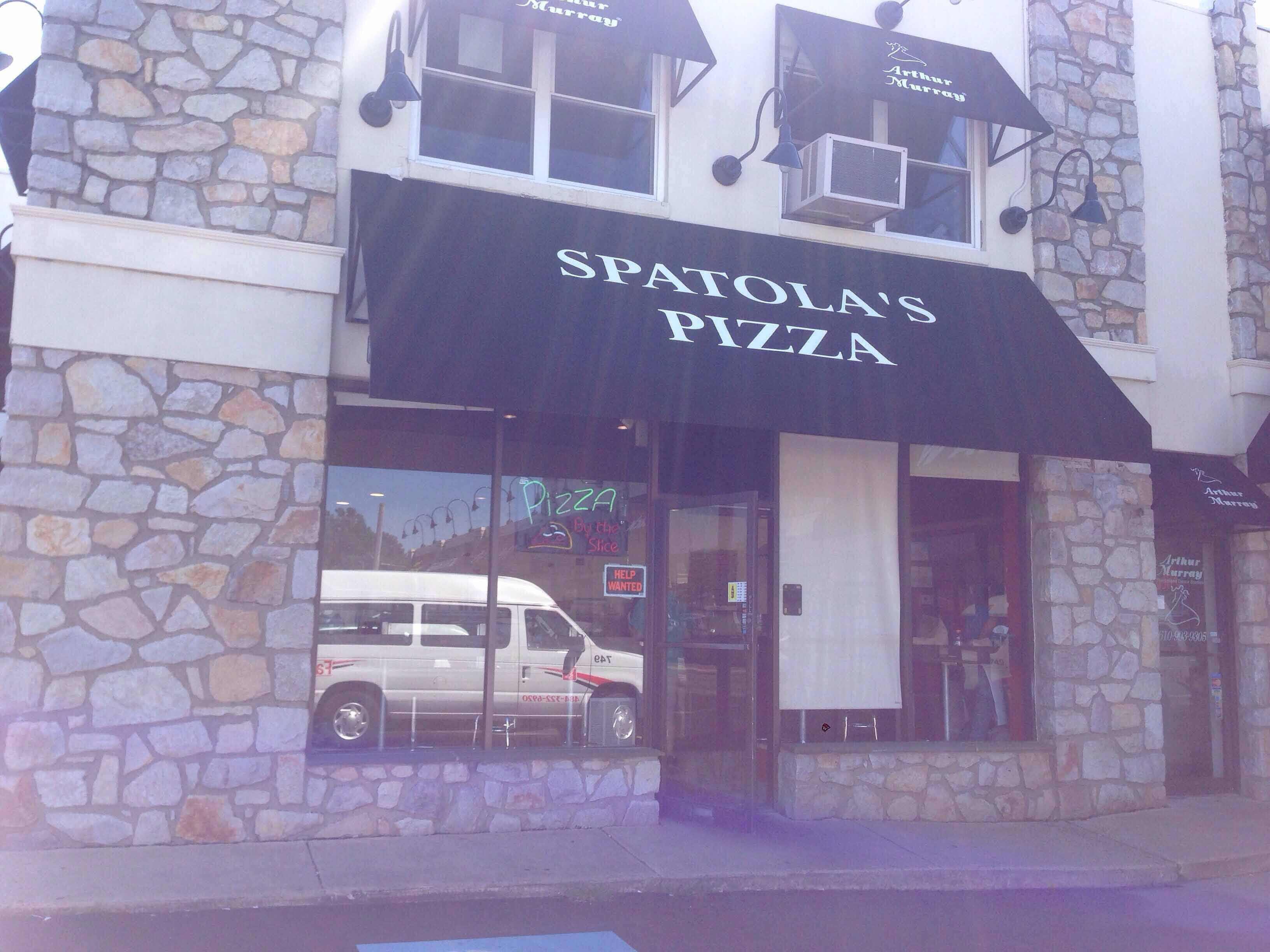 Menu of Spatola's Pizza, Paoli, Chester County