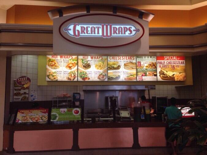 Great Wraps, Pineville, Charlotte Urbanspoon/Zomato