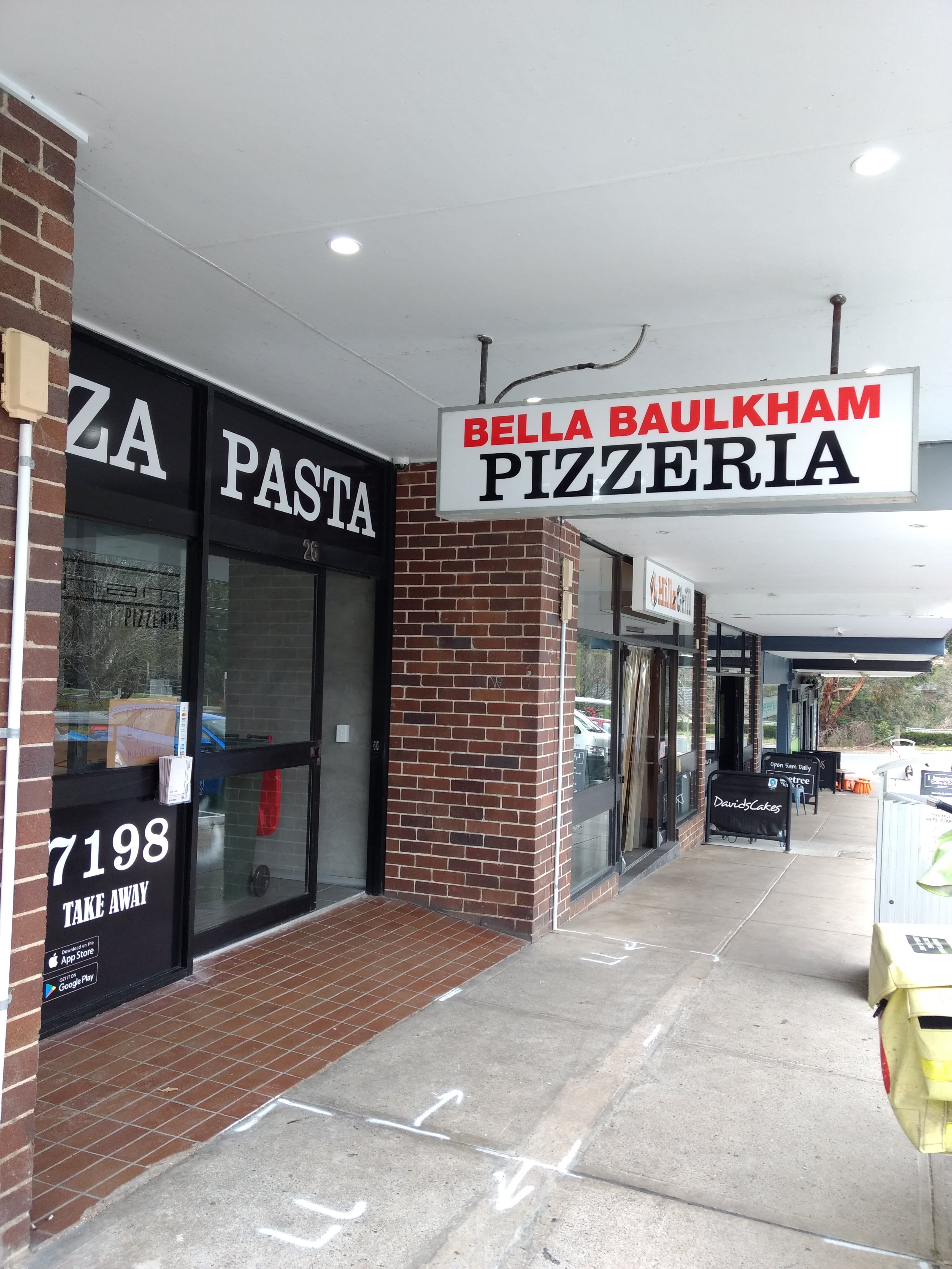 Menu of Bella Baulkham Pizzeria, Baulkham Hills, Sydney