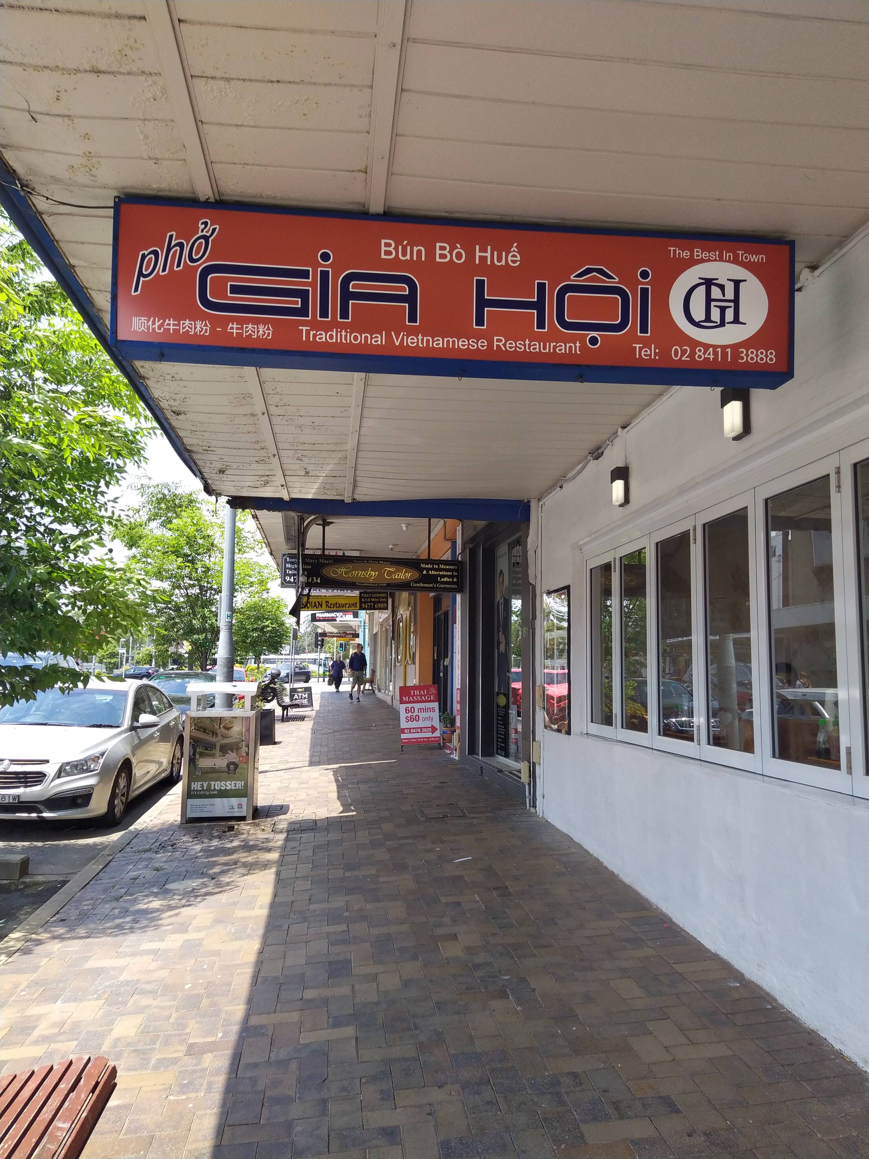 Menu of Pho Gia Hoi, Hornsby, Sydney