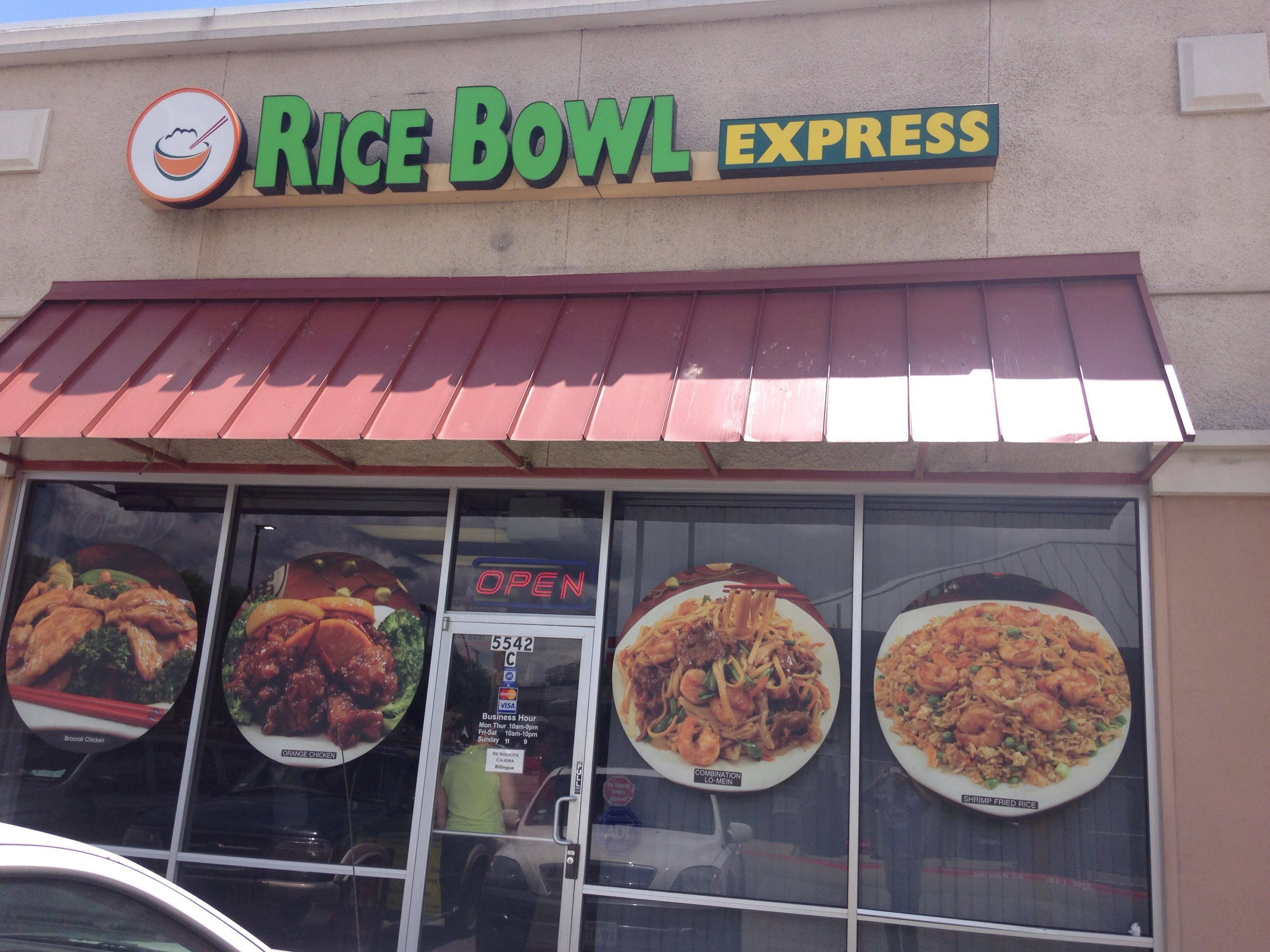 Rice Bowl Express Menu, Menu for Rice Bowl Express, Lovefield, Dallas