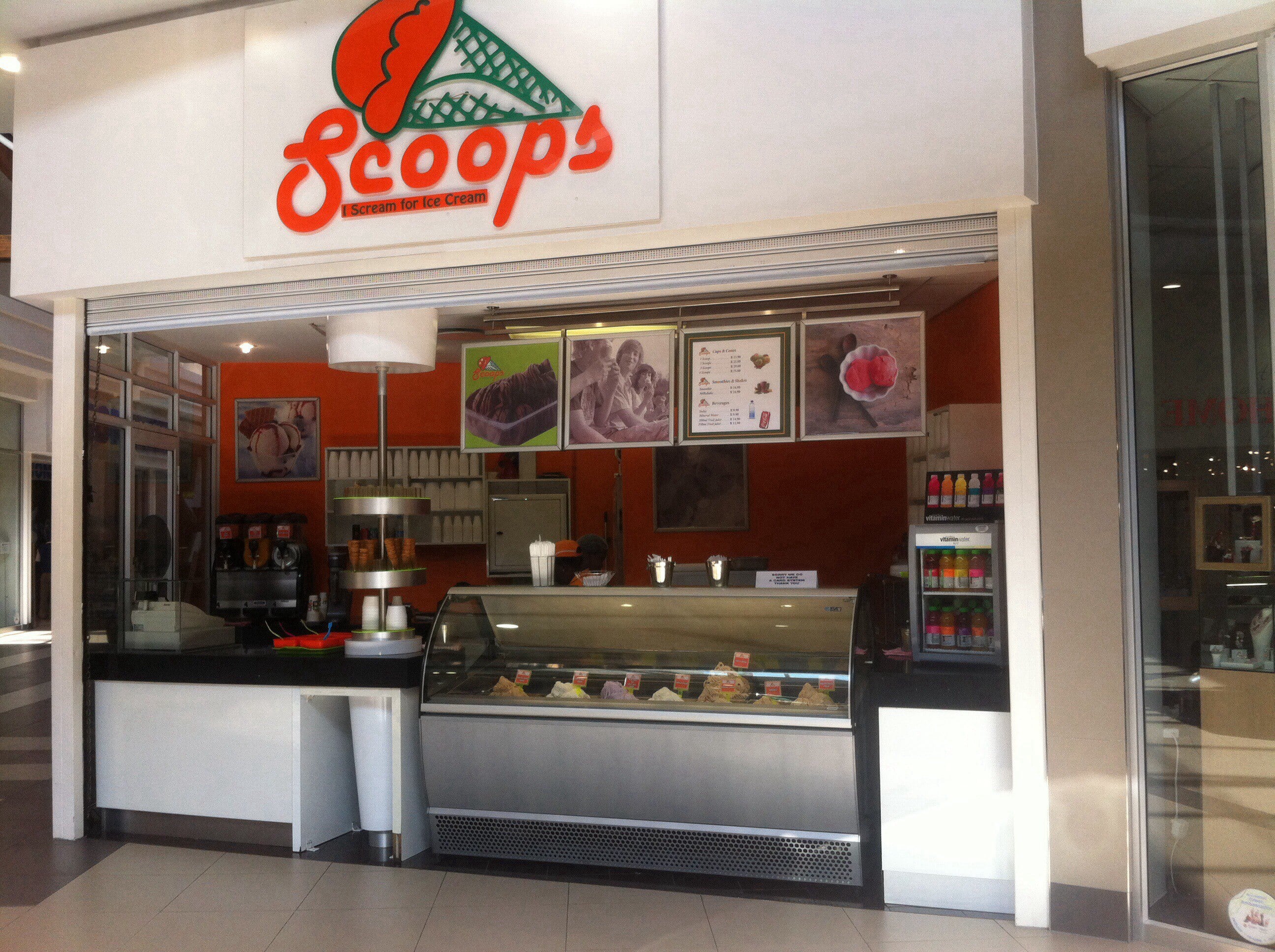 Menu of Scoops, Nelspruit, Nelspruit
