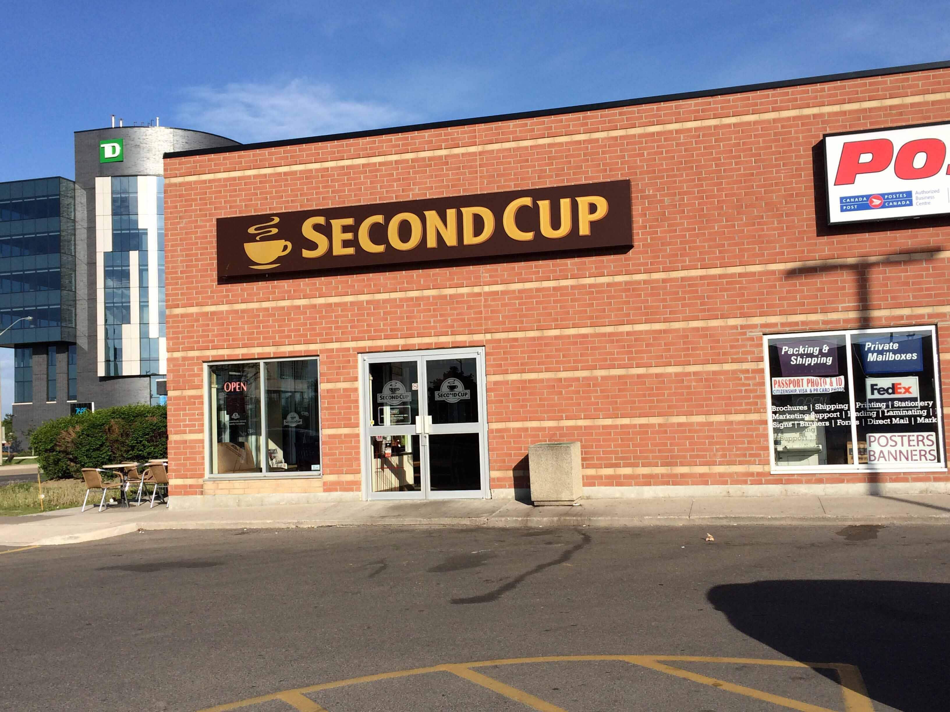 Menu of Second Cup, Brampton, Toronto