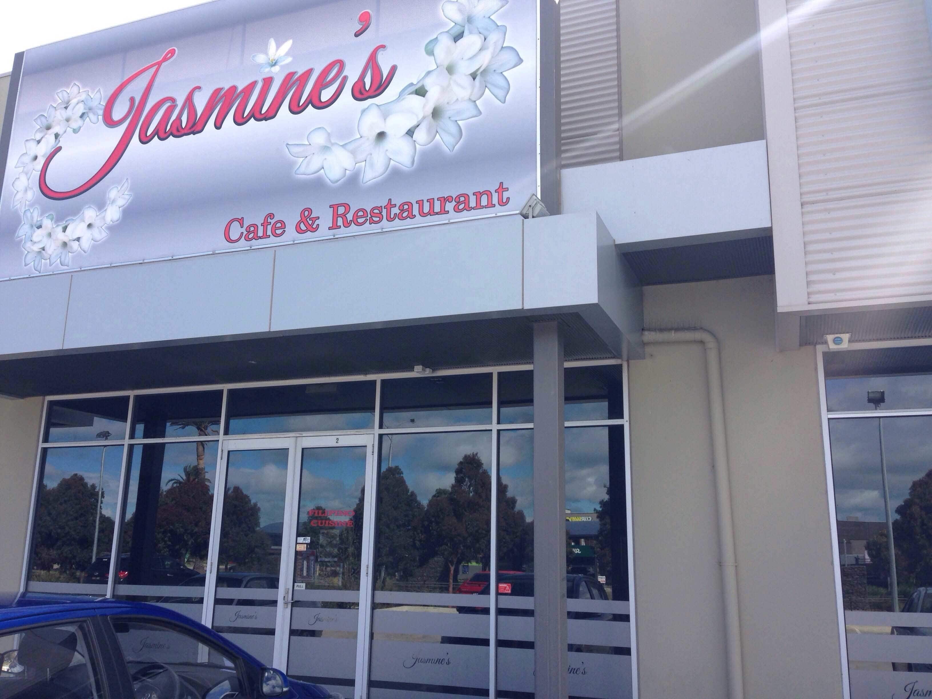 Menu of Jasmine's Cafe & Restaurant, Deer Park, Melbourne