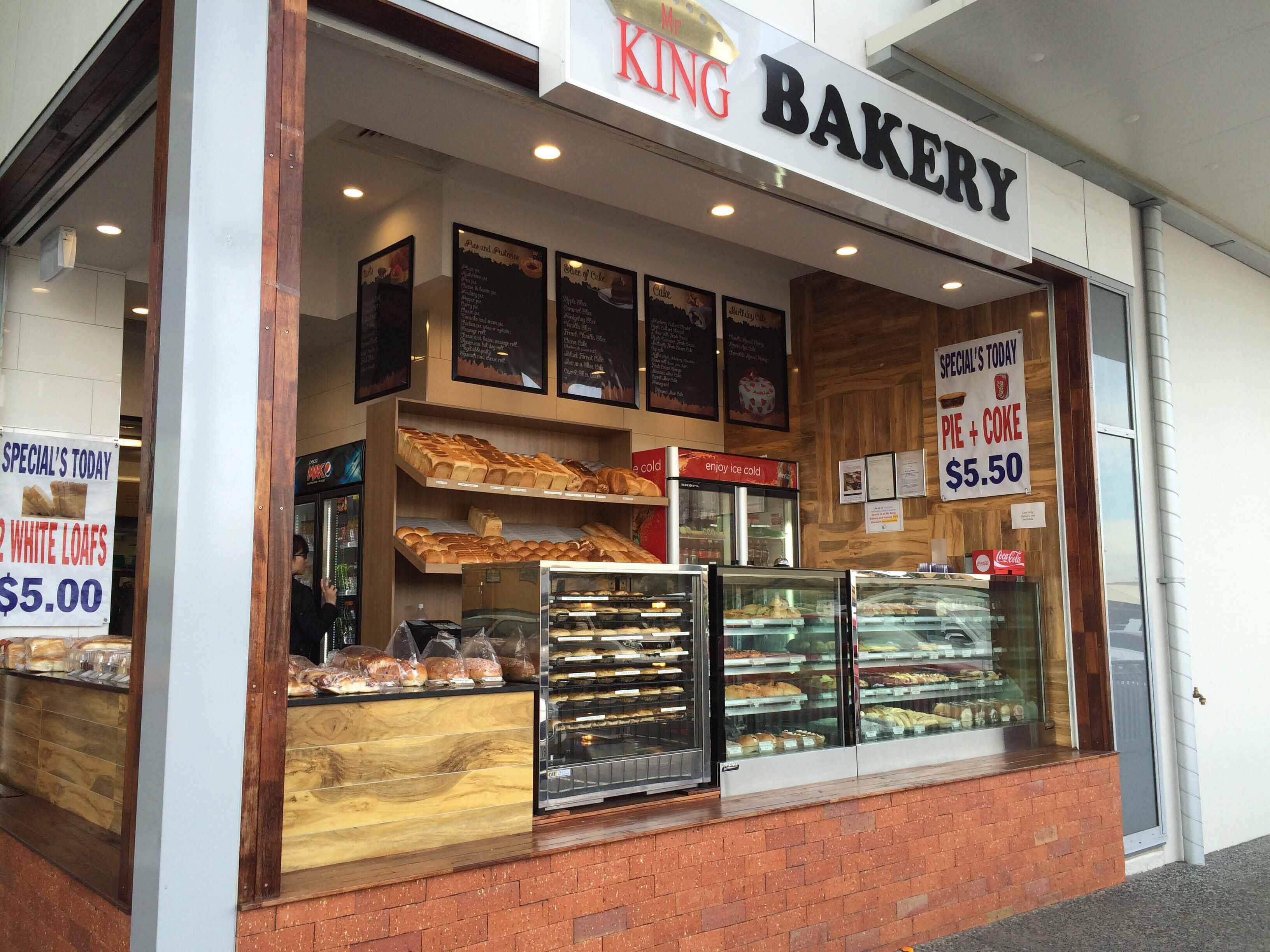 Menu of Mr King Bakery, KippaRing, Brisbane