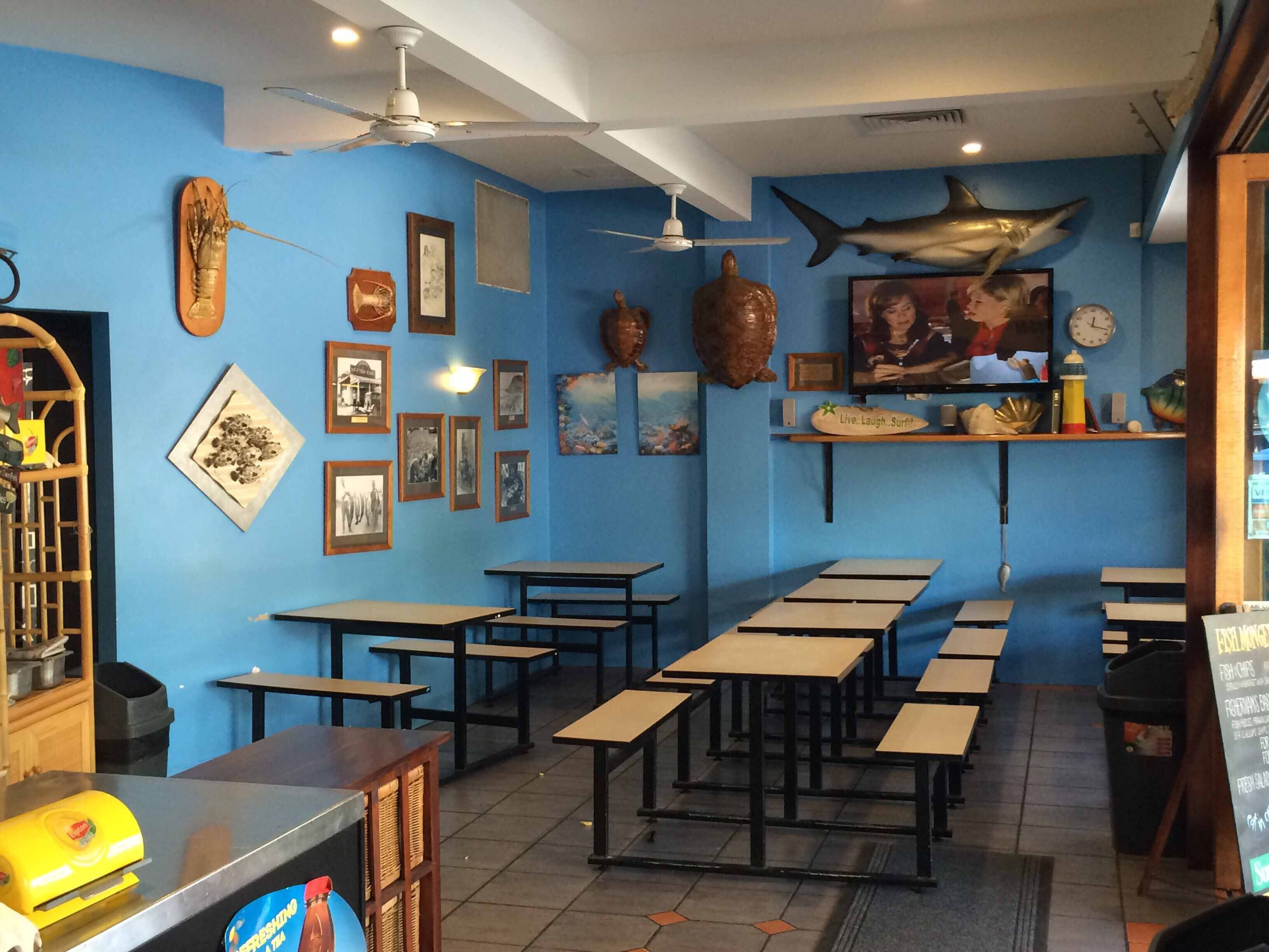 Menu of Fish Mongers, Burleigh Heads, Gold Coast