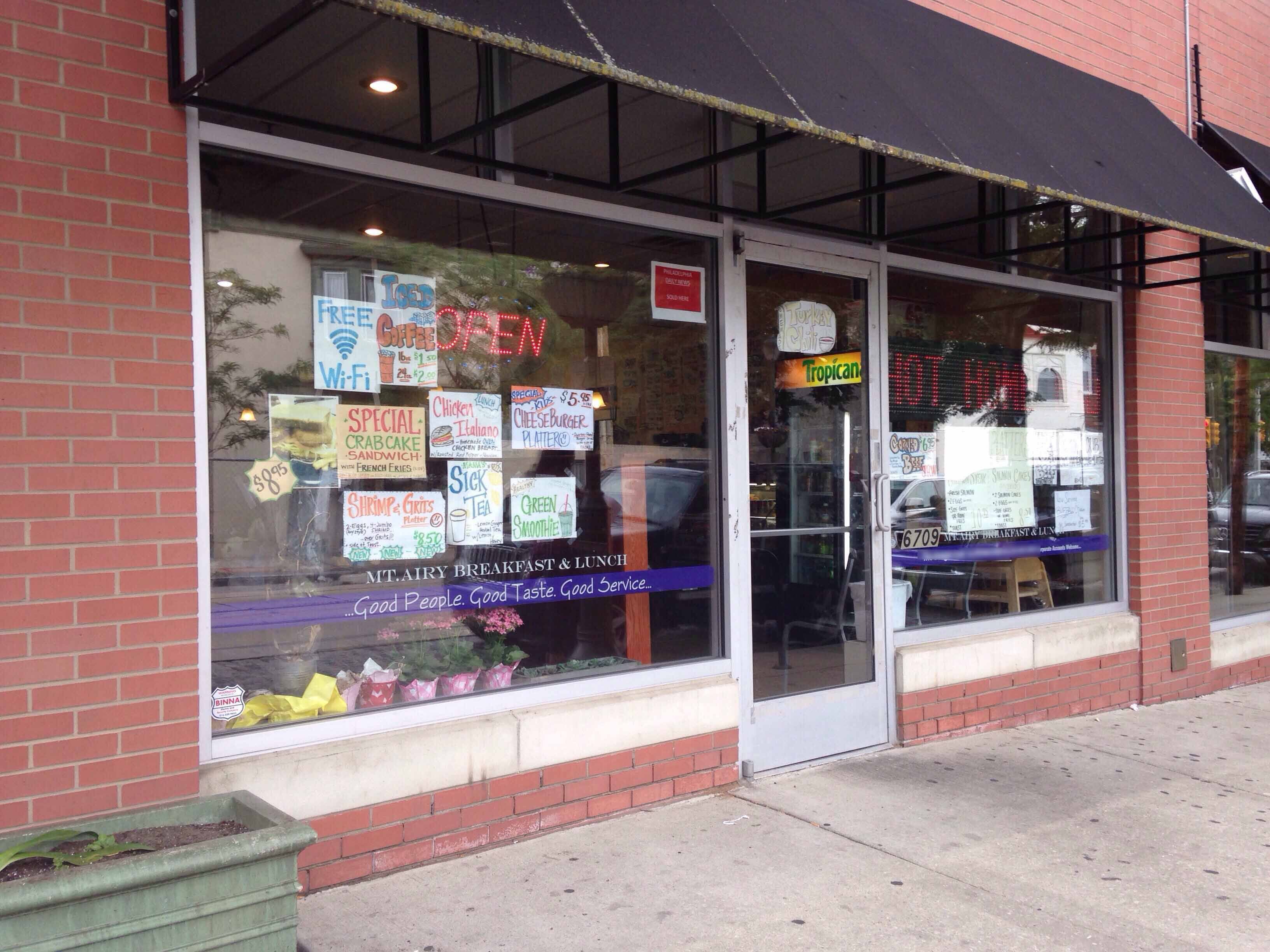 Mt Airy Breakfast Lunch Menu