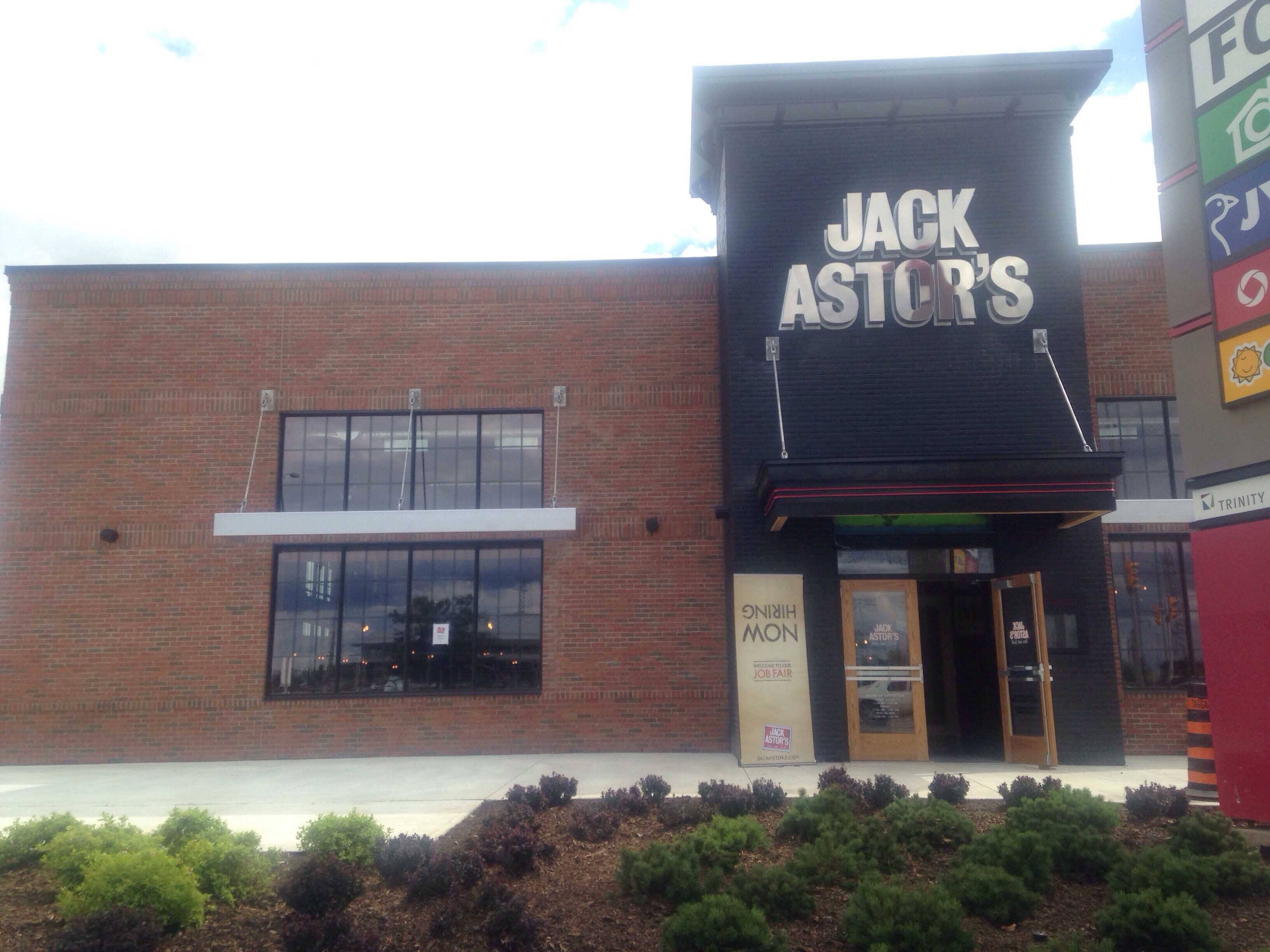 Menu of Jack Astor's, Nepean, Ottawa
