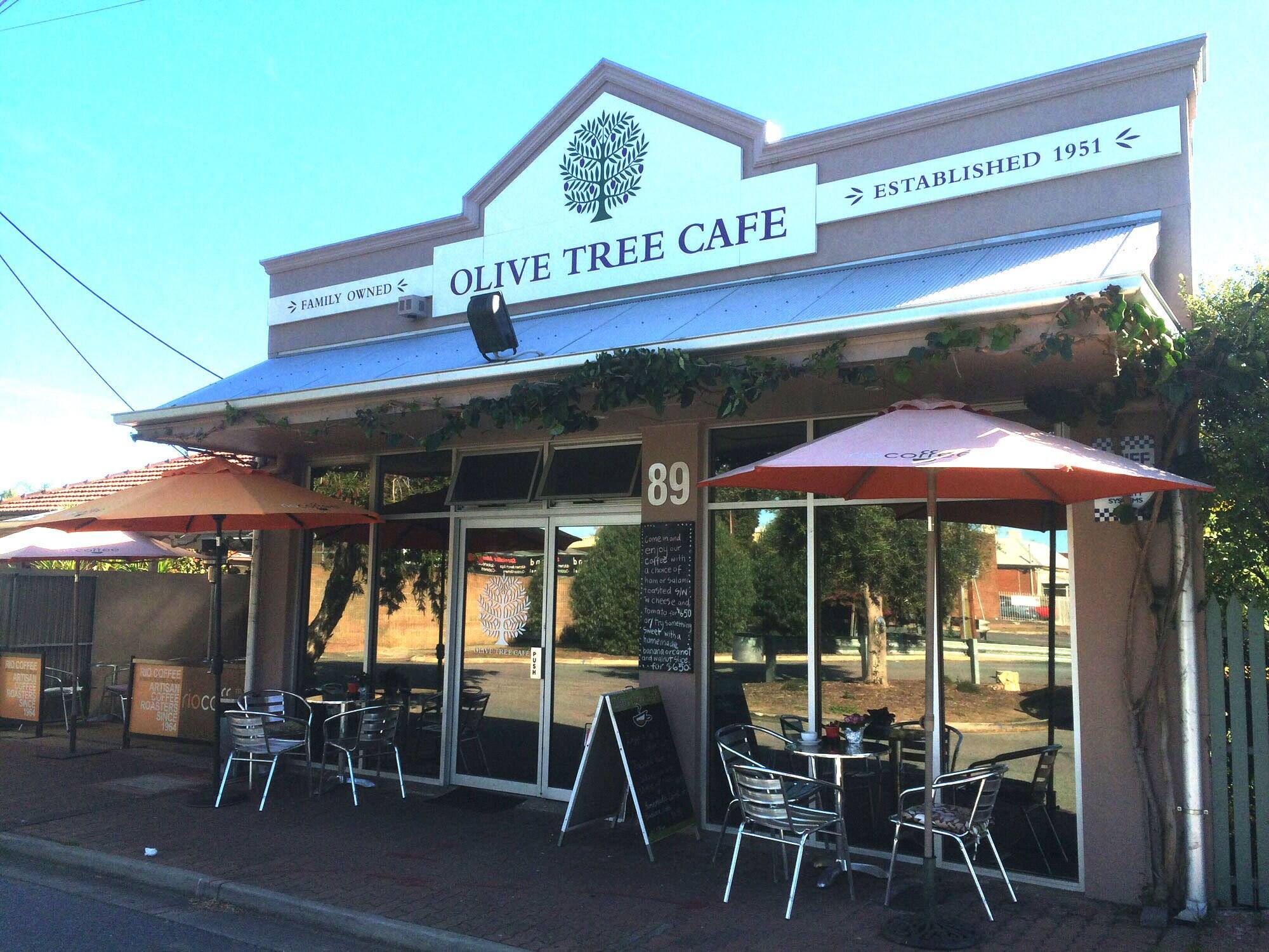 Menu of Olive Tree Cafe, Thebarton, Adelaide