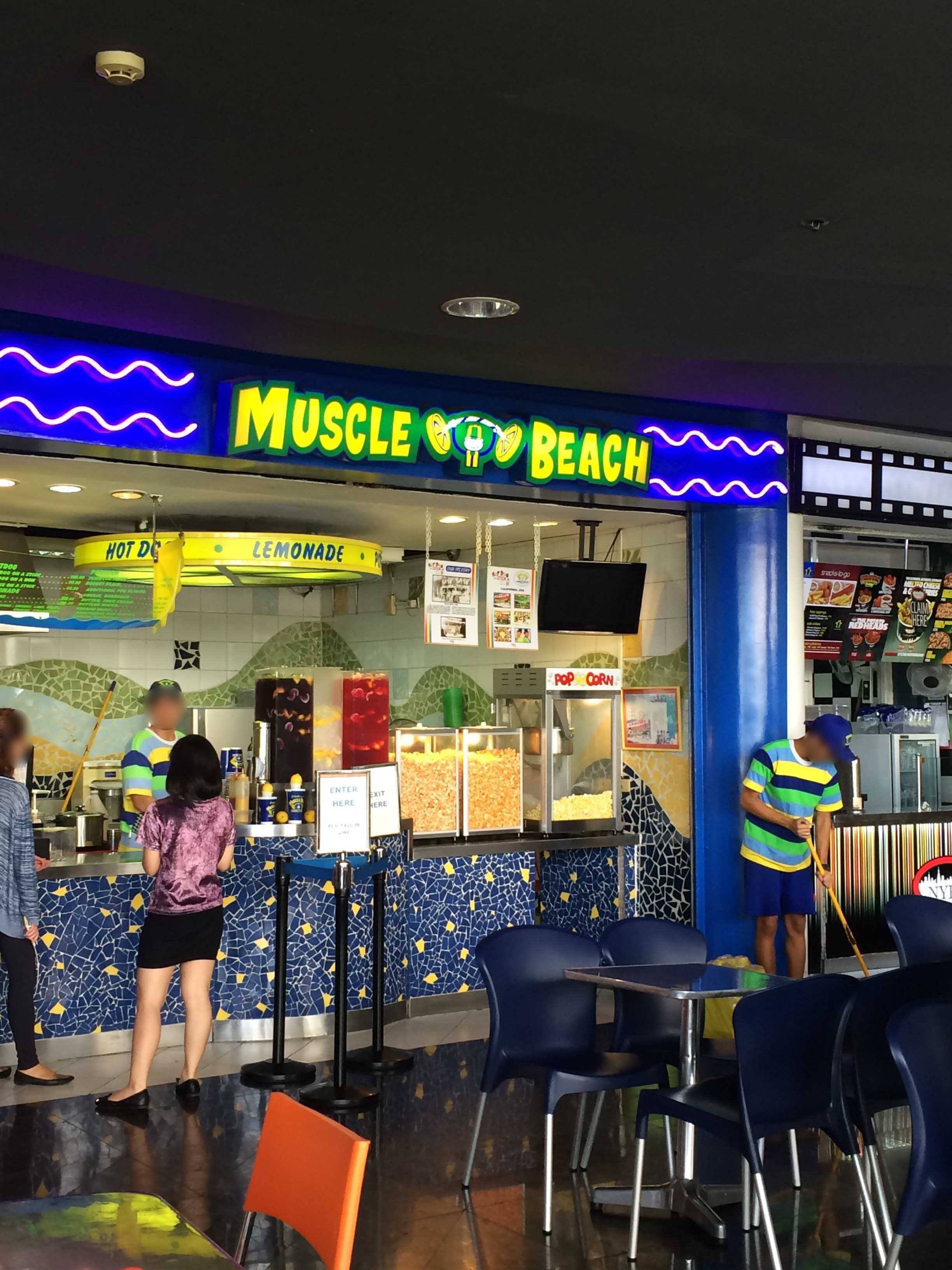 muscle beach corn dog