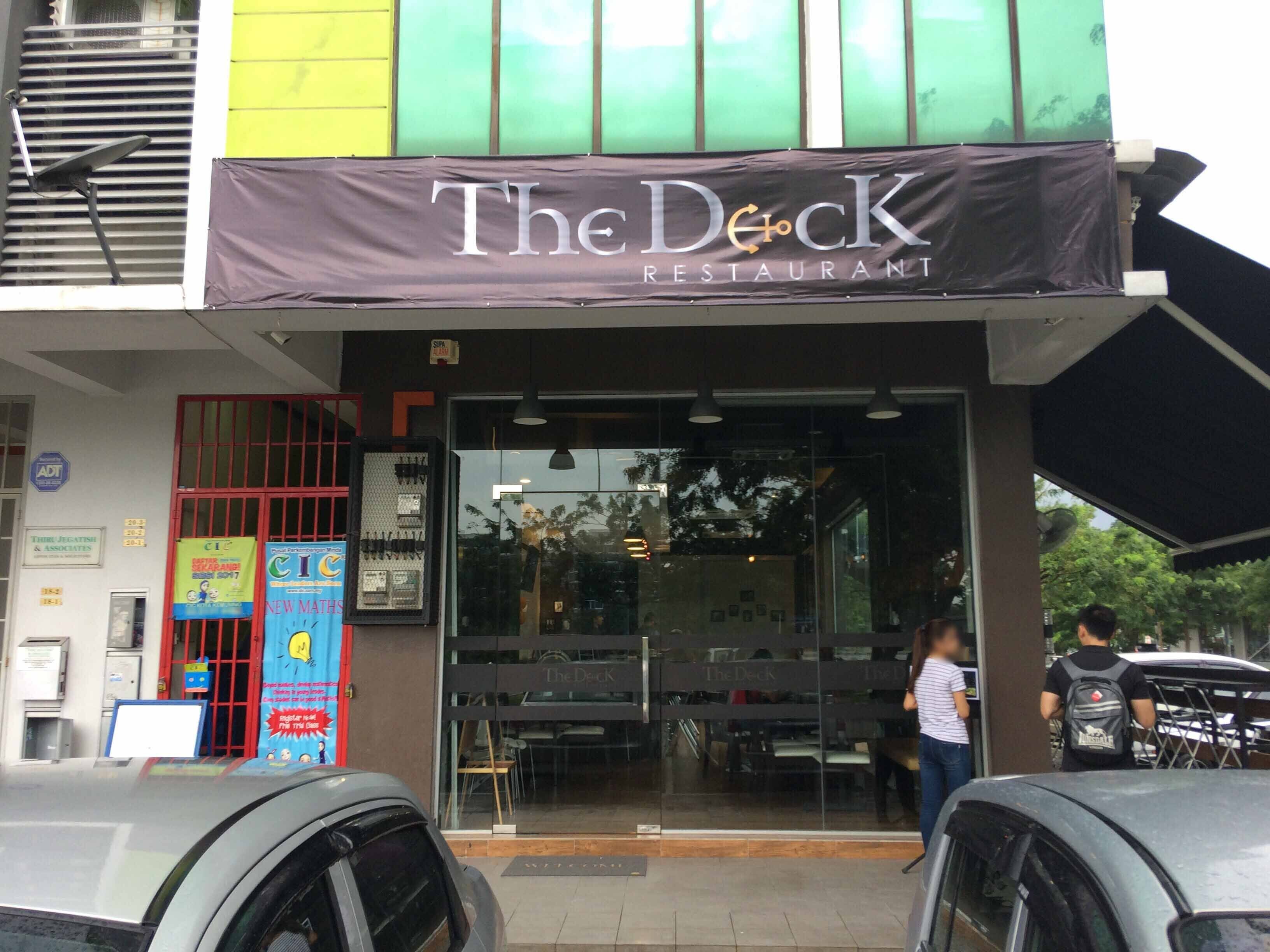 Menu Of The Deck Kota Kemuning Selangor