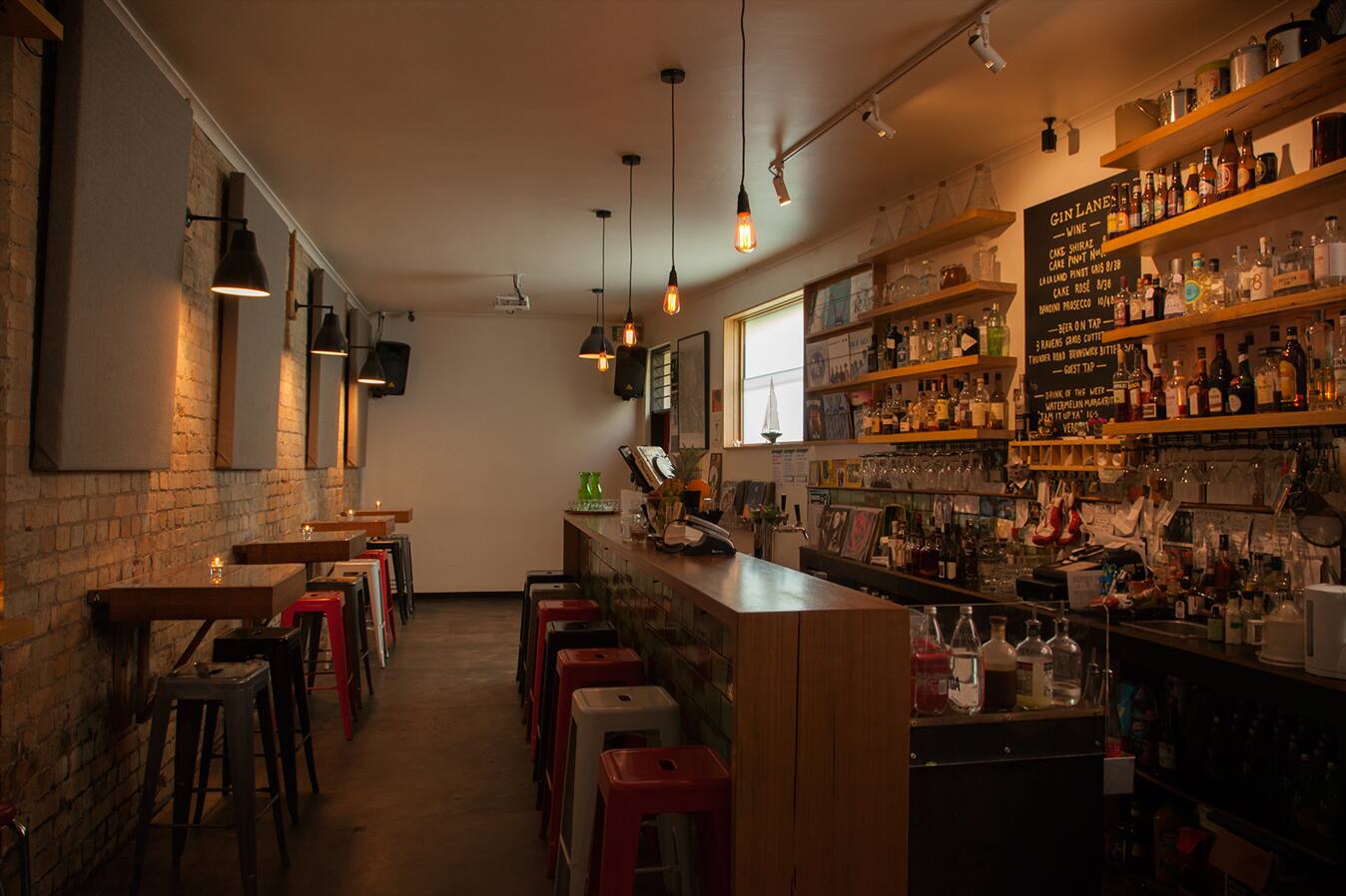 Menu of Gin Lane, Belgrave, Melbourne