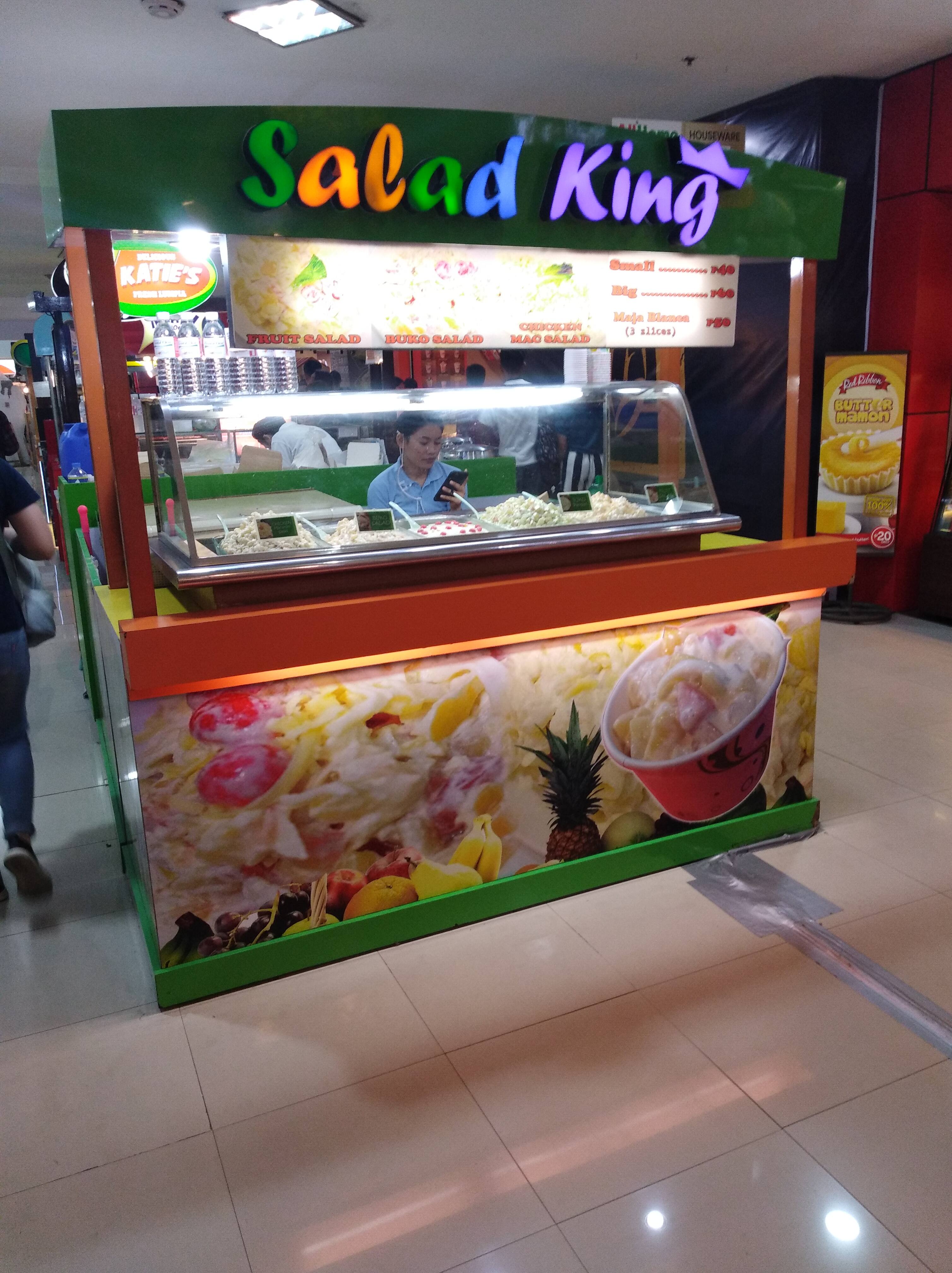 Menu of Salad King, Highway Hills, Mandaluyong City