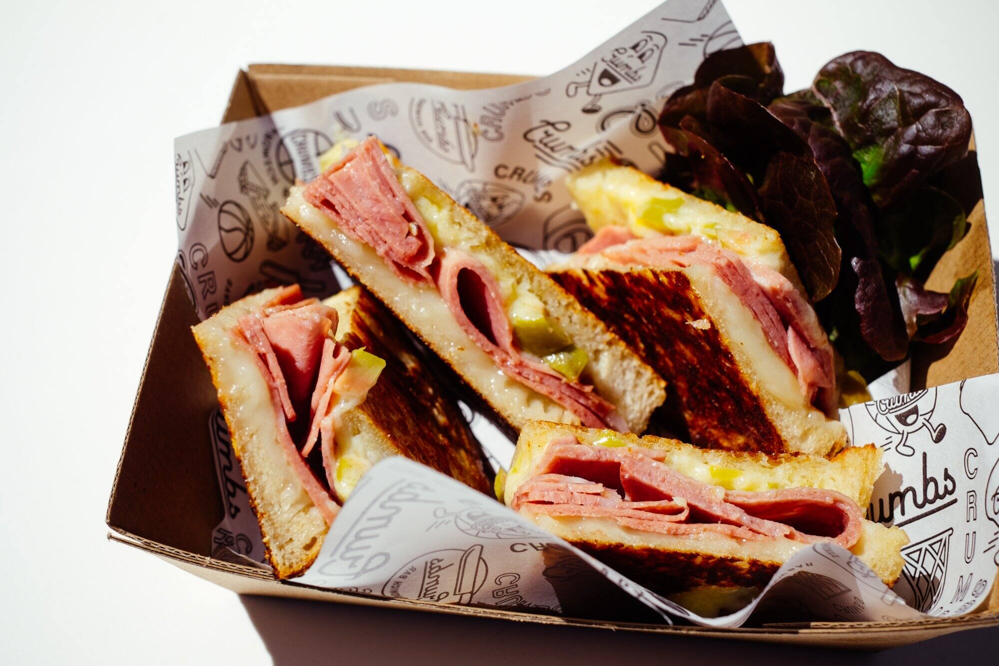 Crumbs Sandwich Bar Menu, Menu for Crumbs Sandwich Bar, Bulimba, Brisbane