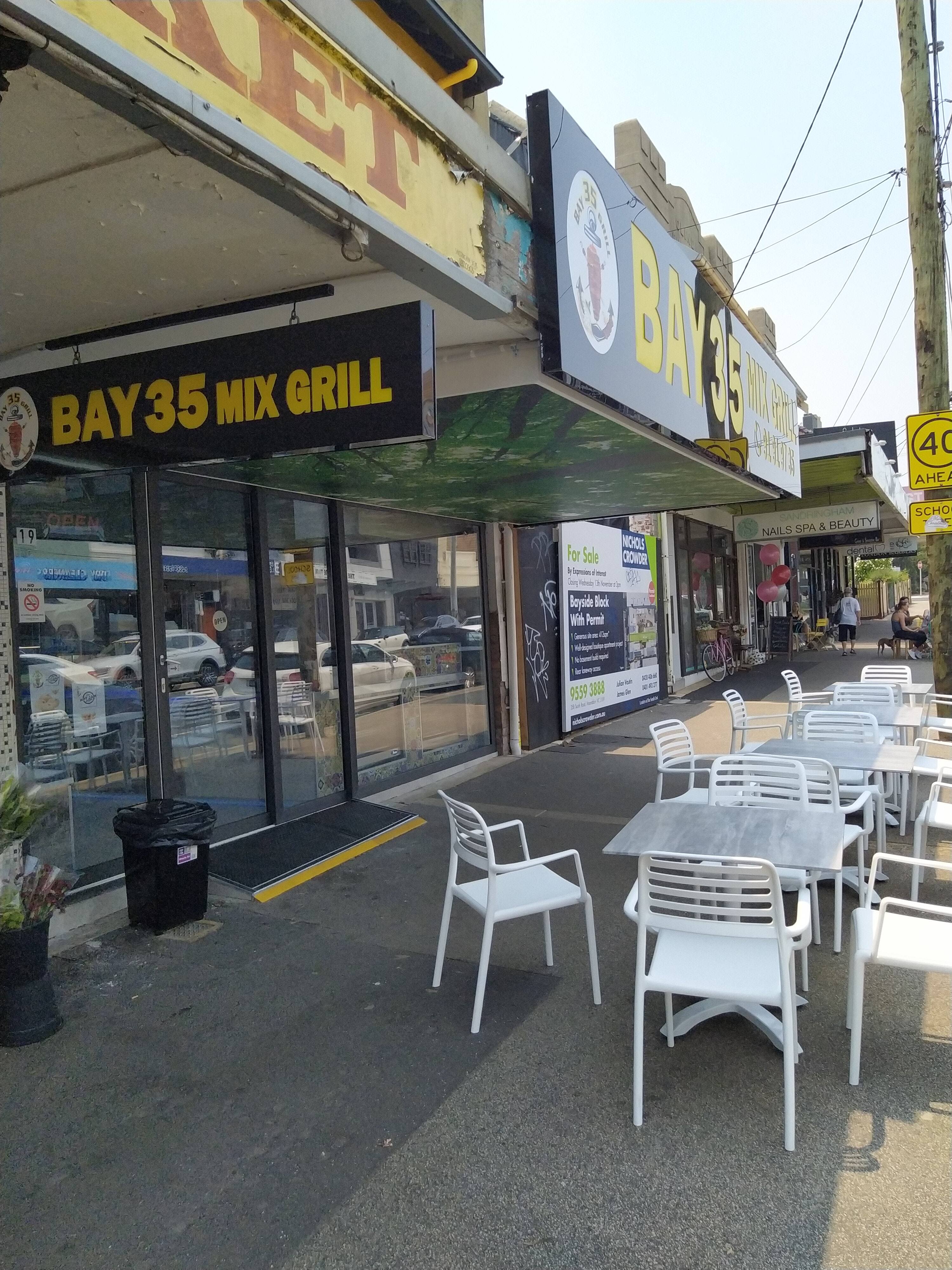 Menu of Bay 35 Mix Grill, Sandringham, Melbourne