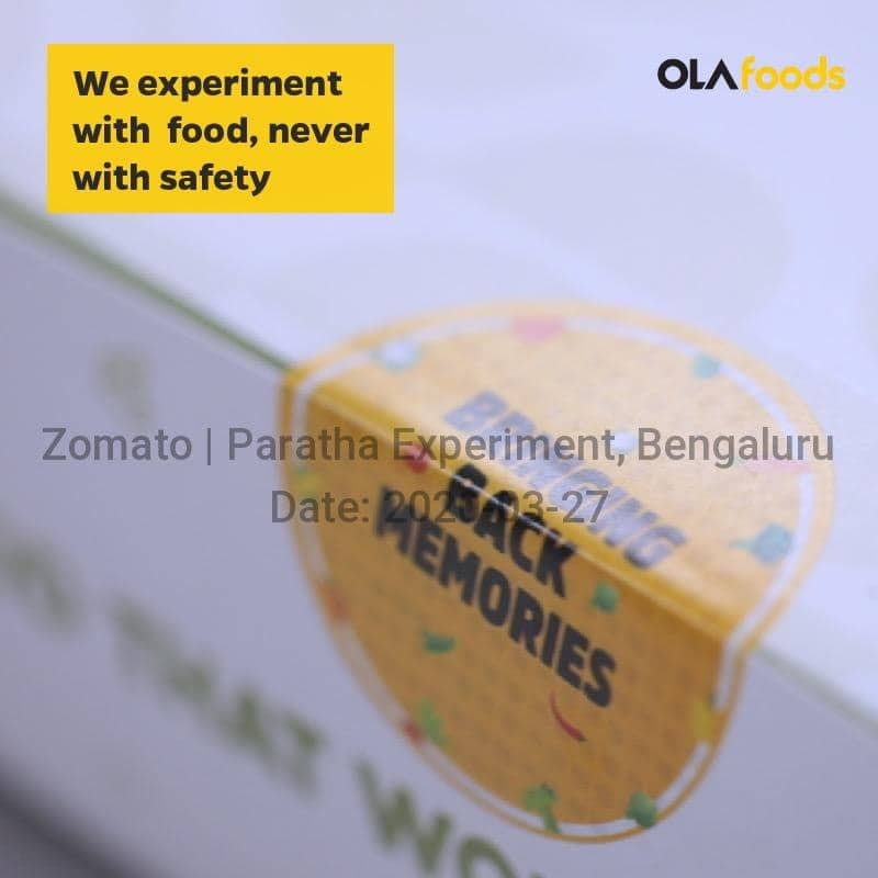 Paratha Experiment, Koramangala 8th Block, Bangalore