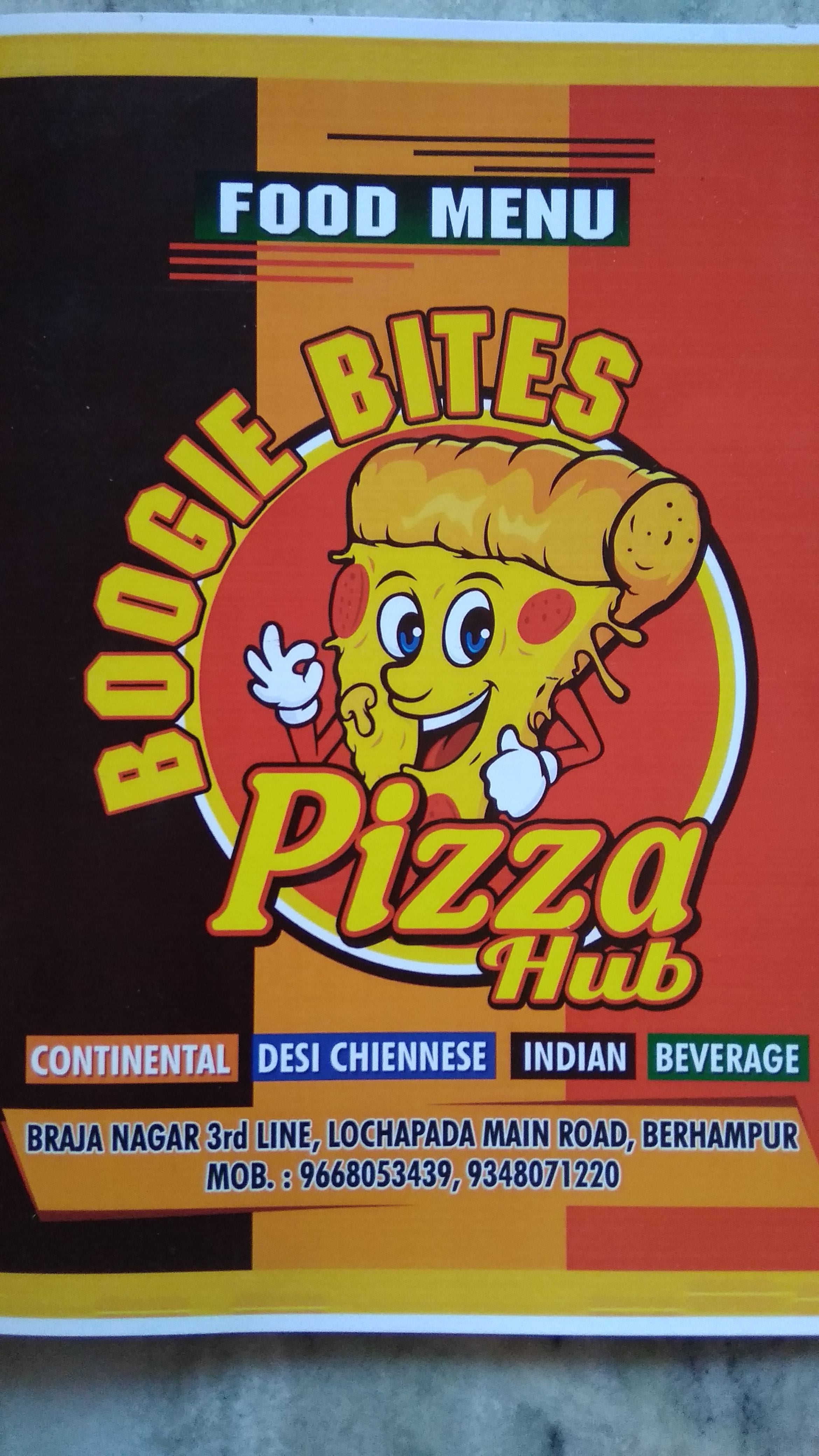 Boogie Bites Pizza Hub, Berhampur Locality order online Zomato