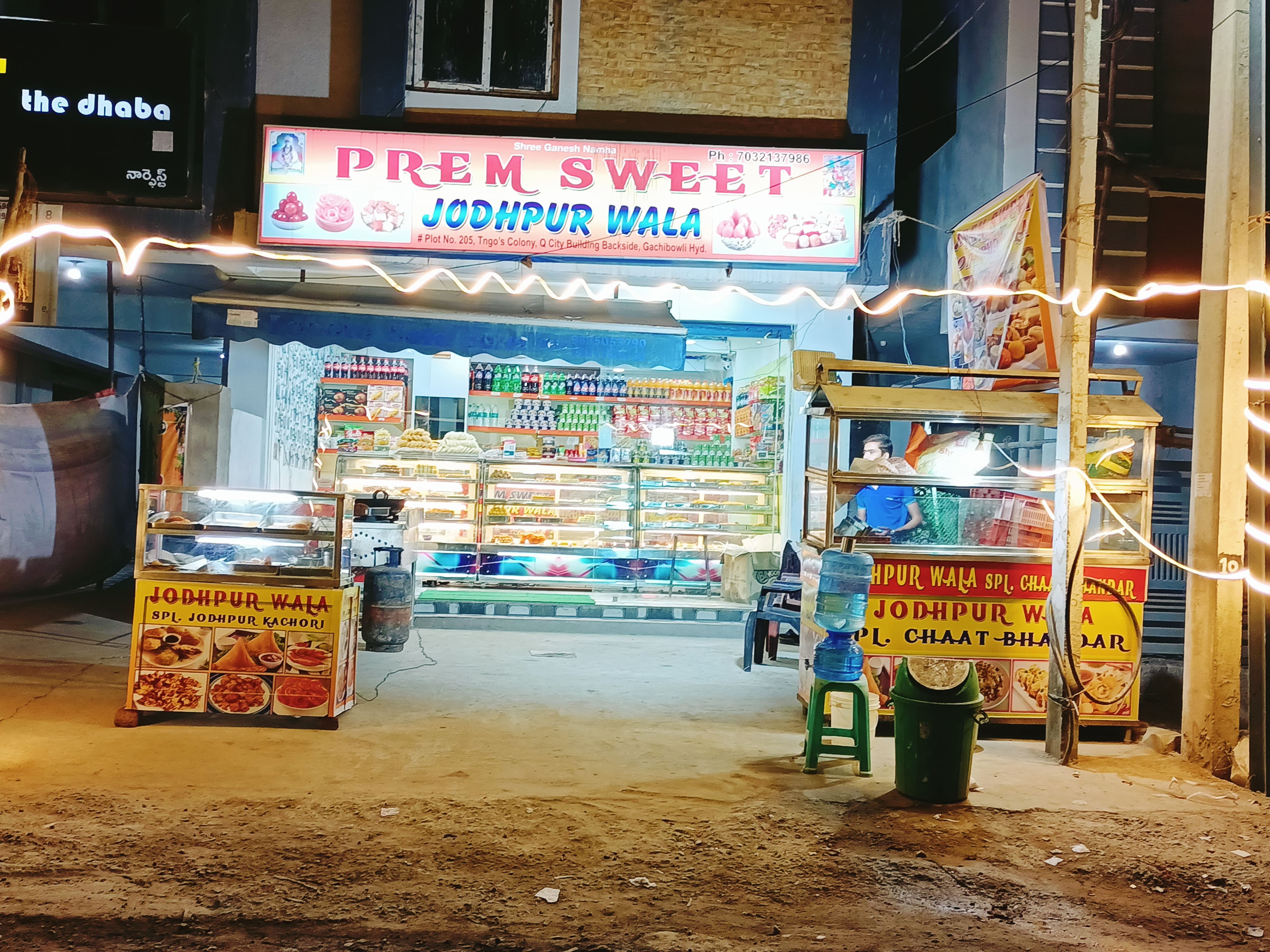 Prem Sweet Jodhpur Wala, Gachibowli order online Zomato