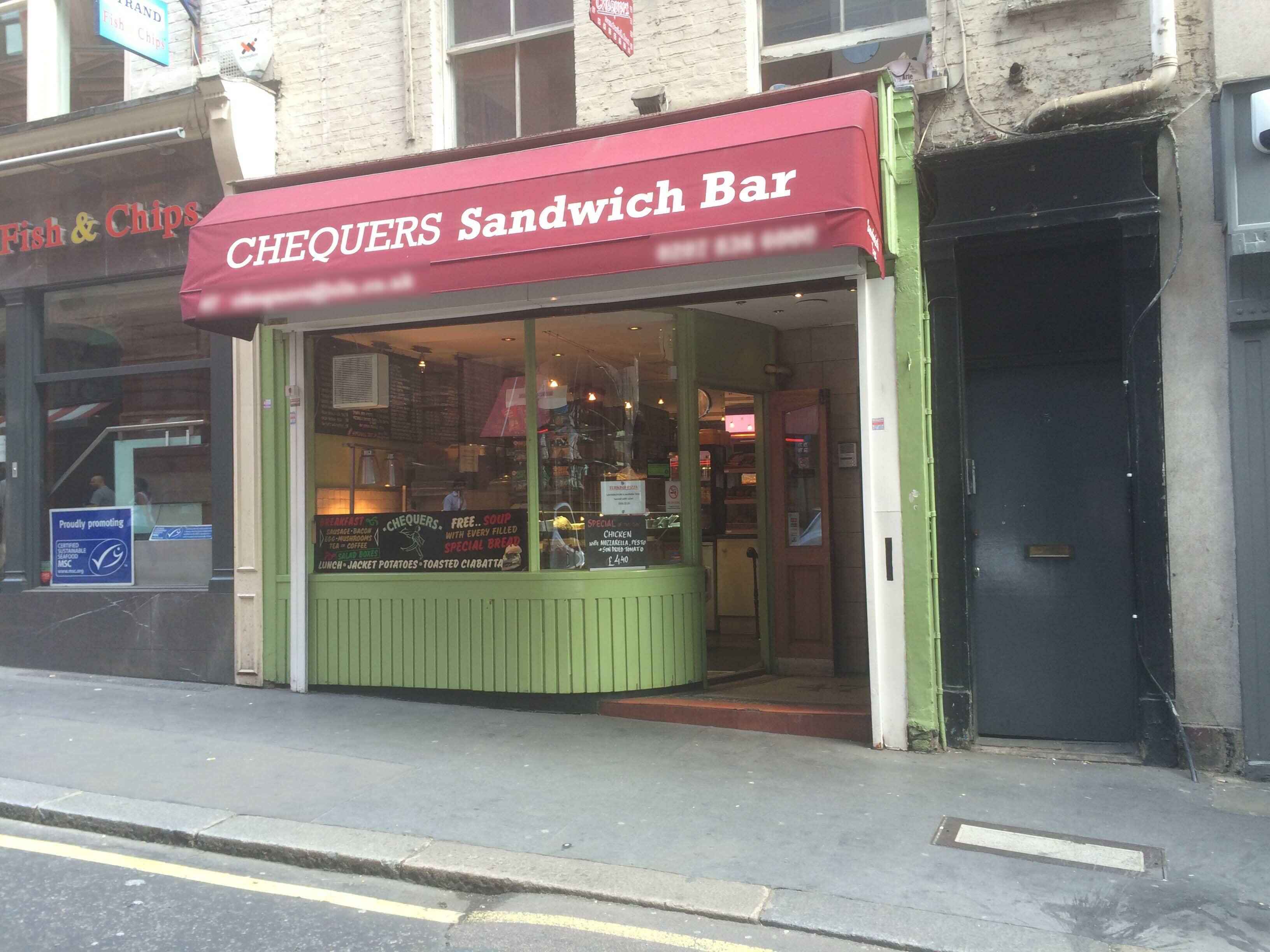 Chequers Sandwich Bar, Bedford Street, Strand, London Zomato
