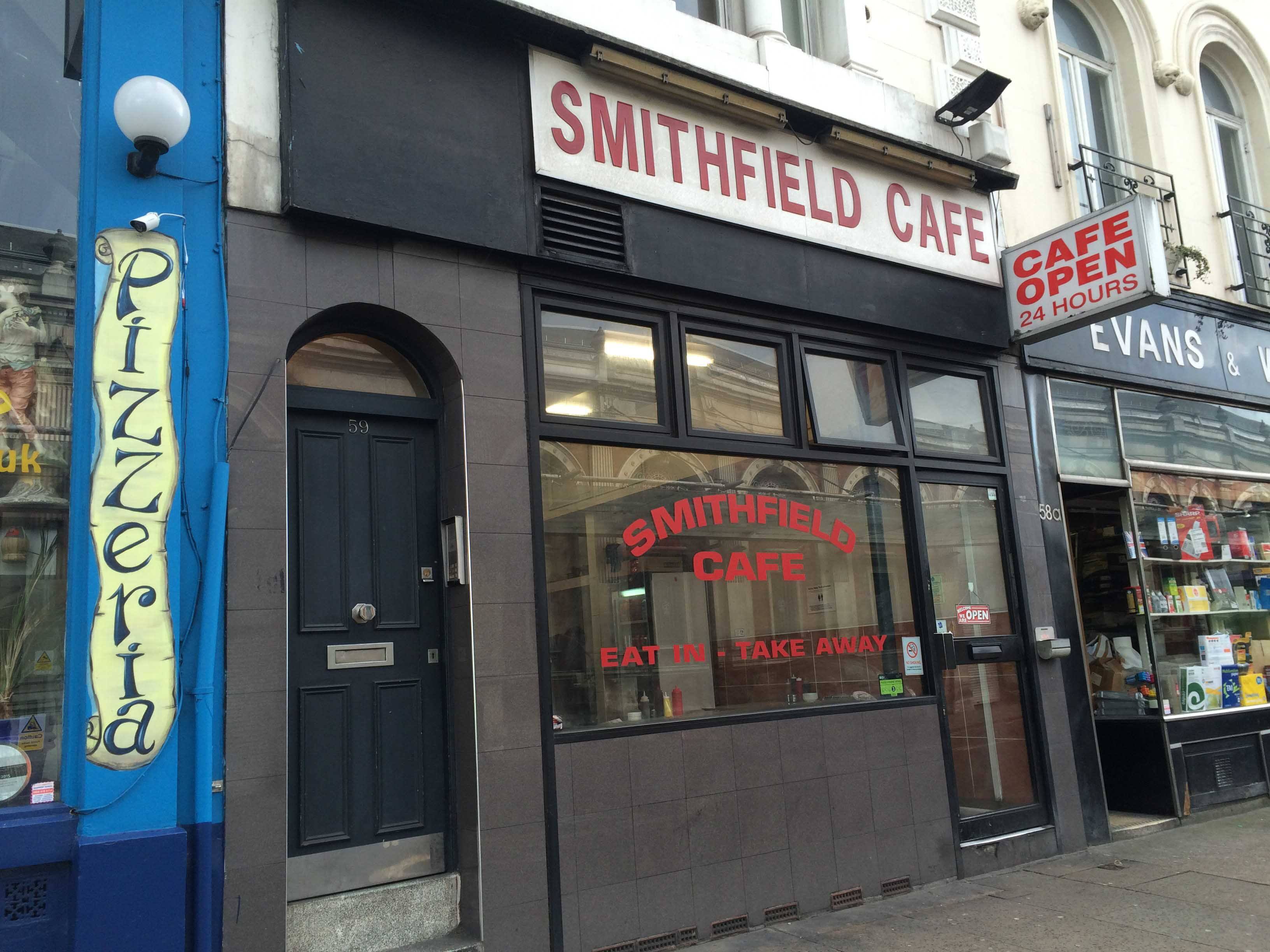 Menu of Smithfield Cafe, City of London, London