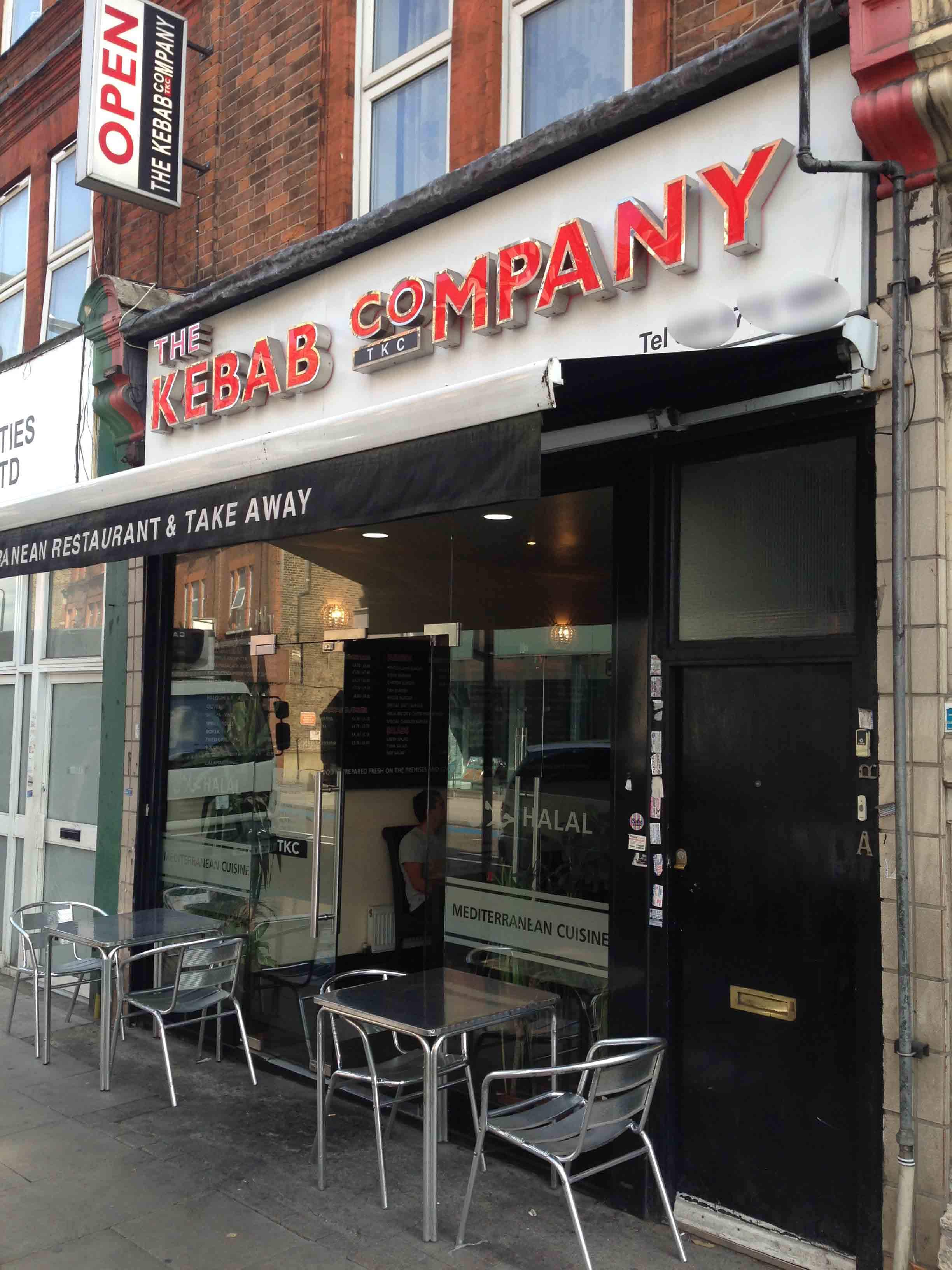 The Kebab Company Menu, Menu for The Kebab Company, Balham, London