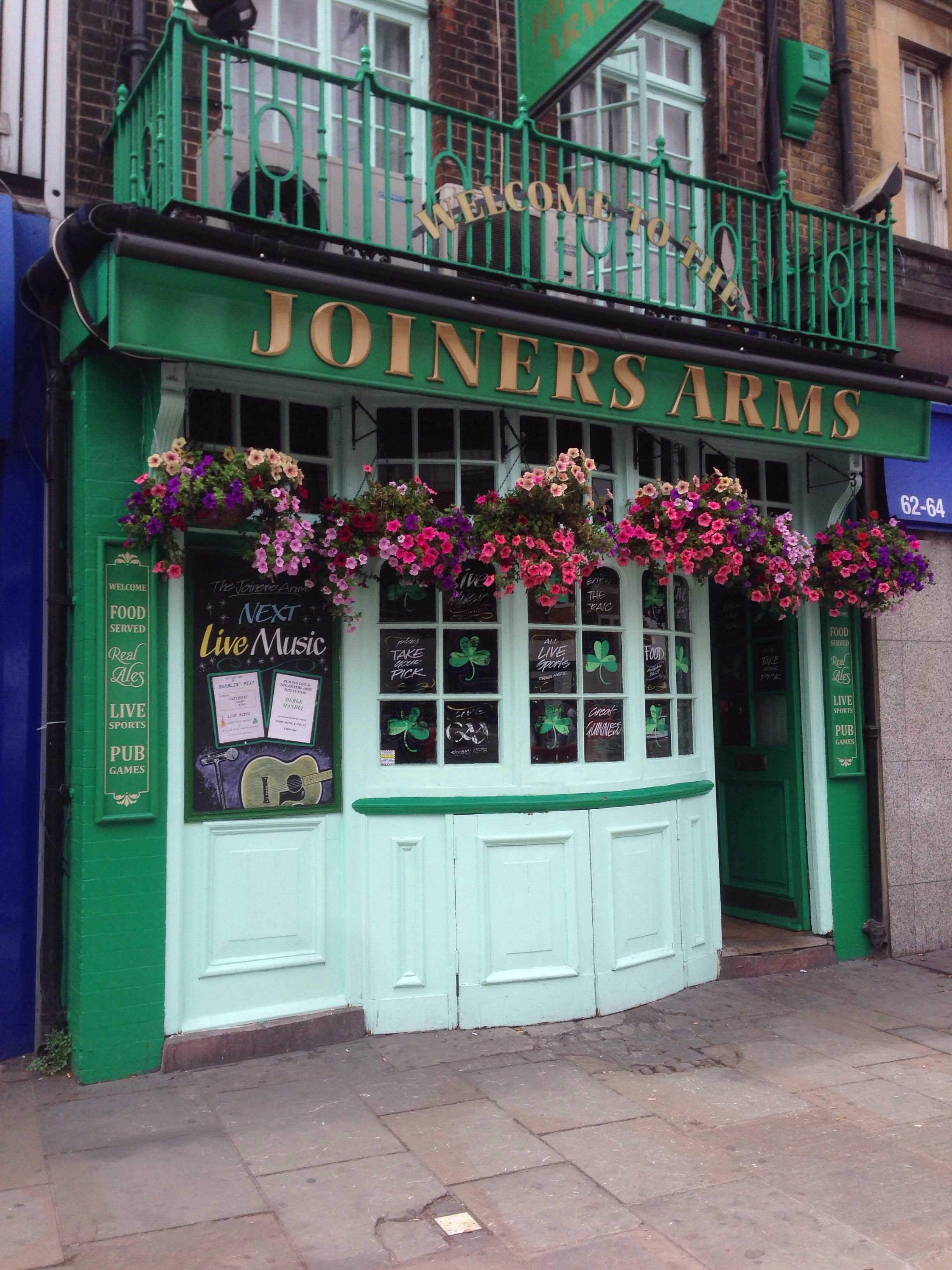 Menu of The Joiners Arms, High Street, Lewisham, London