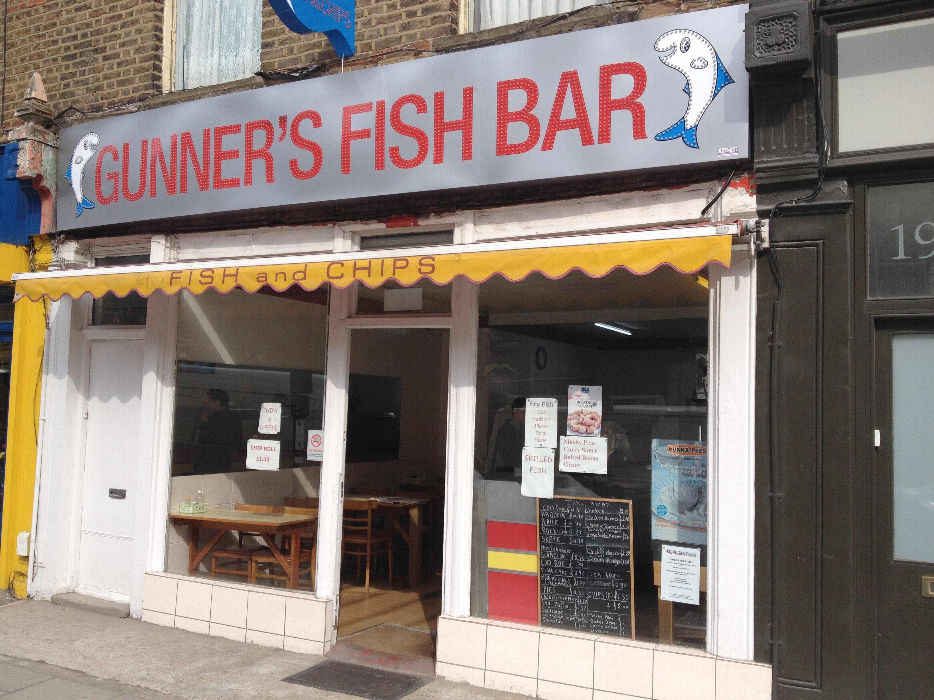 Gunner's Fish Bar, Highbury, London