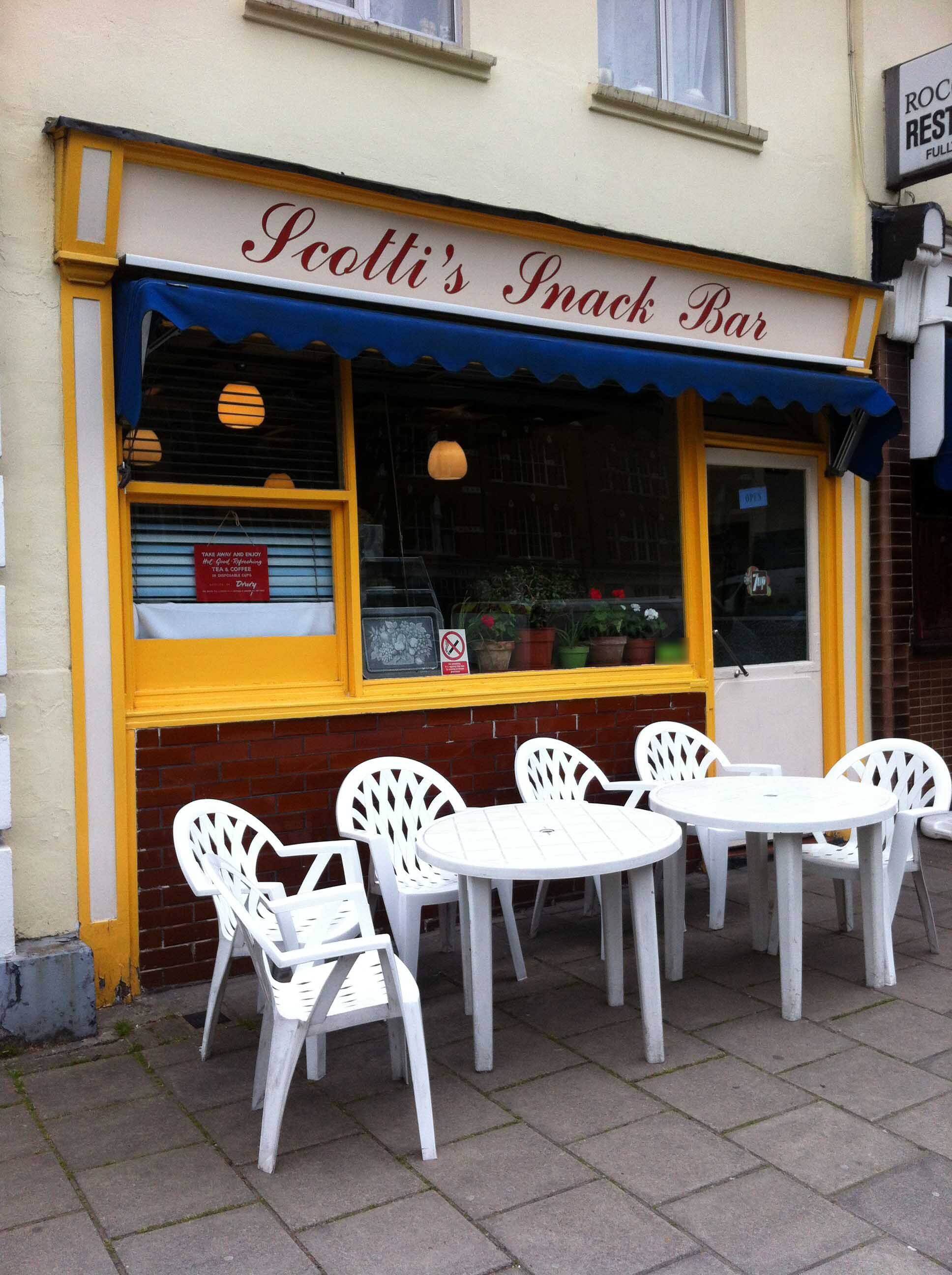 Scotti's Snack Bar, Clerkenwell, London