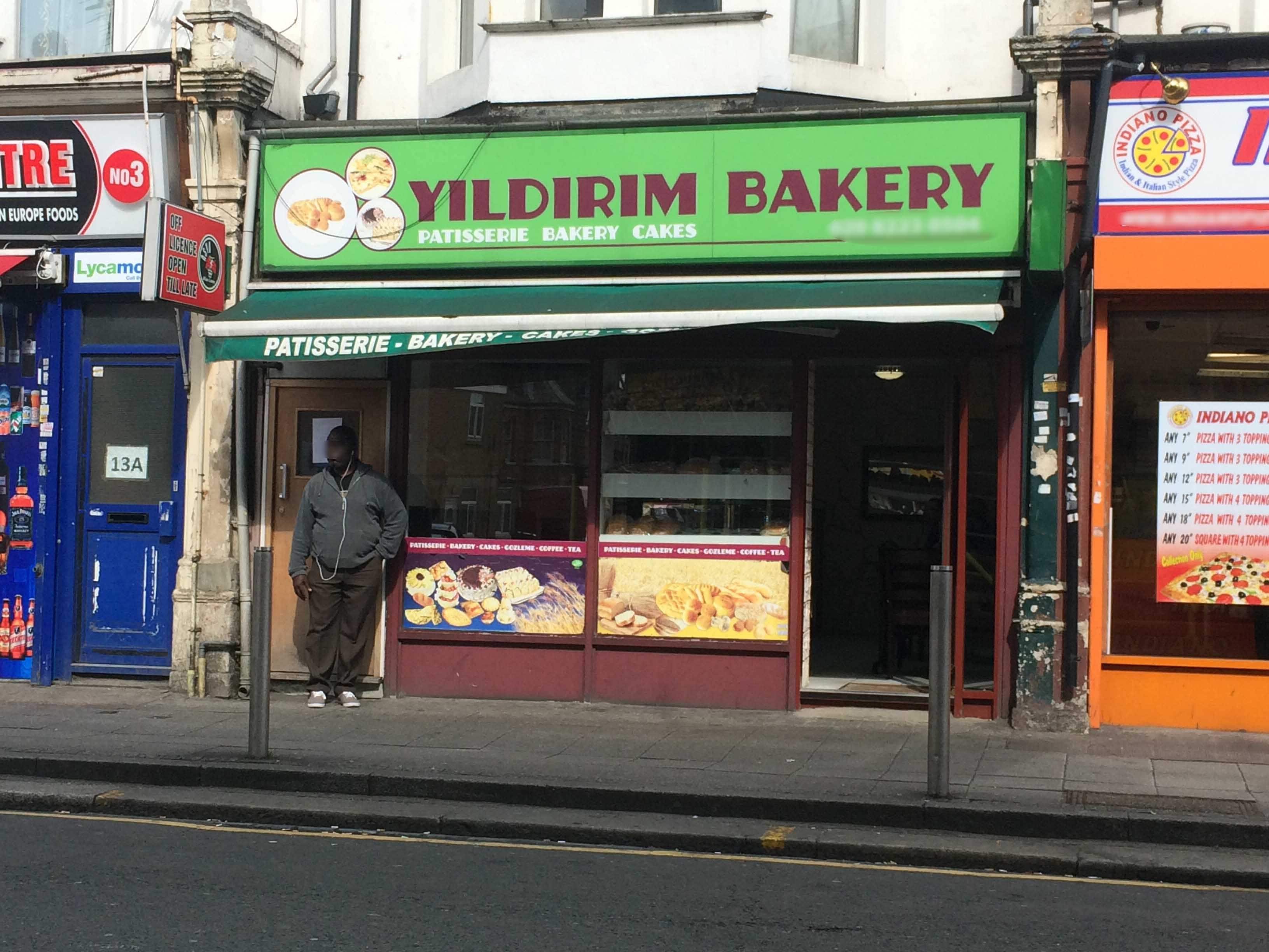 Menu of Yildirim Bakery, St. James Street, Walthamstow, London