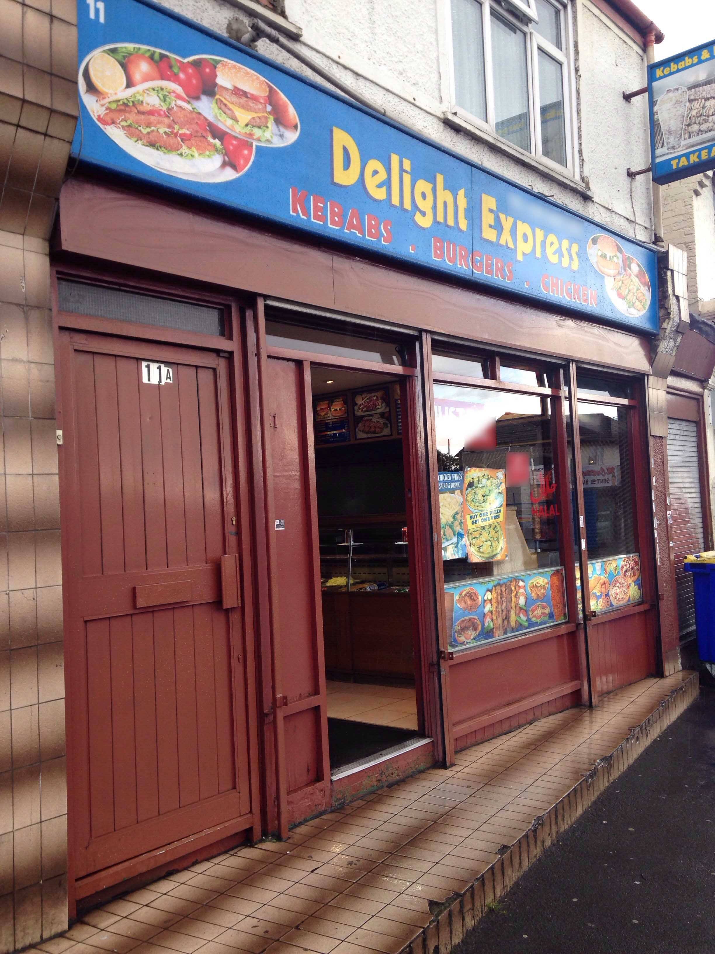 Menu of Delight Express, Thornton Heath, London
