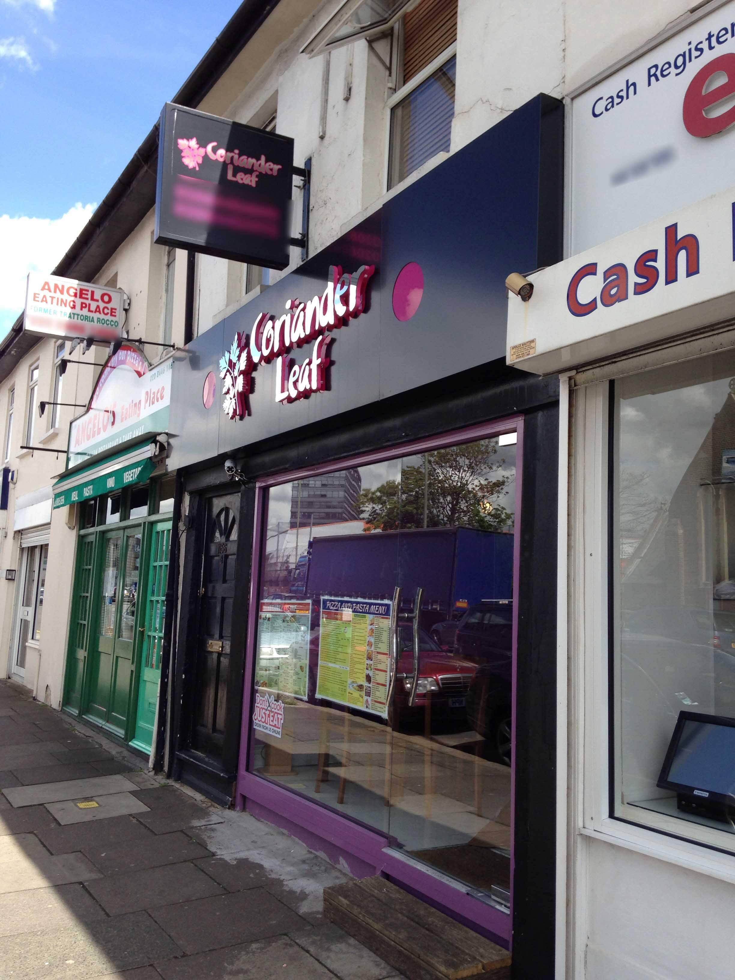 Menu of Coriander Leaf, Whetstone, London