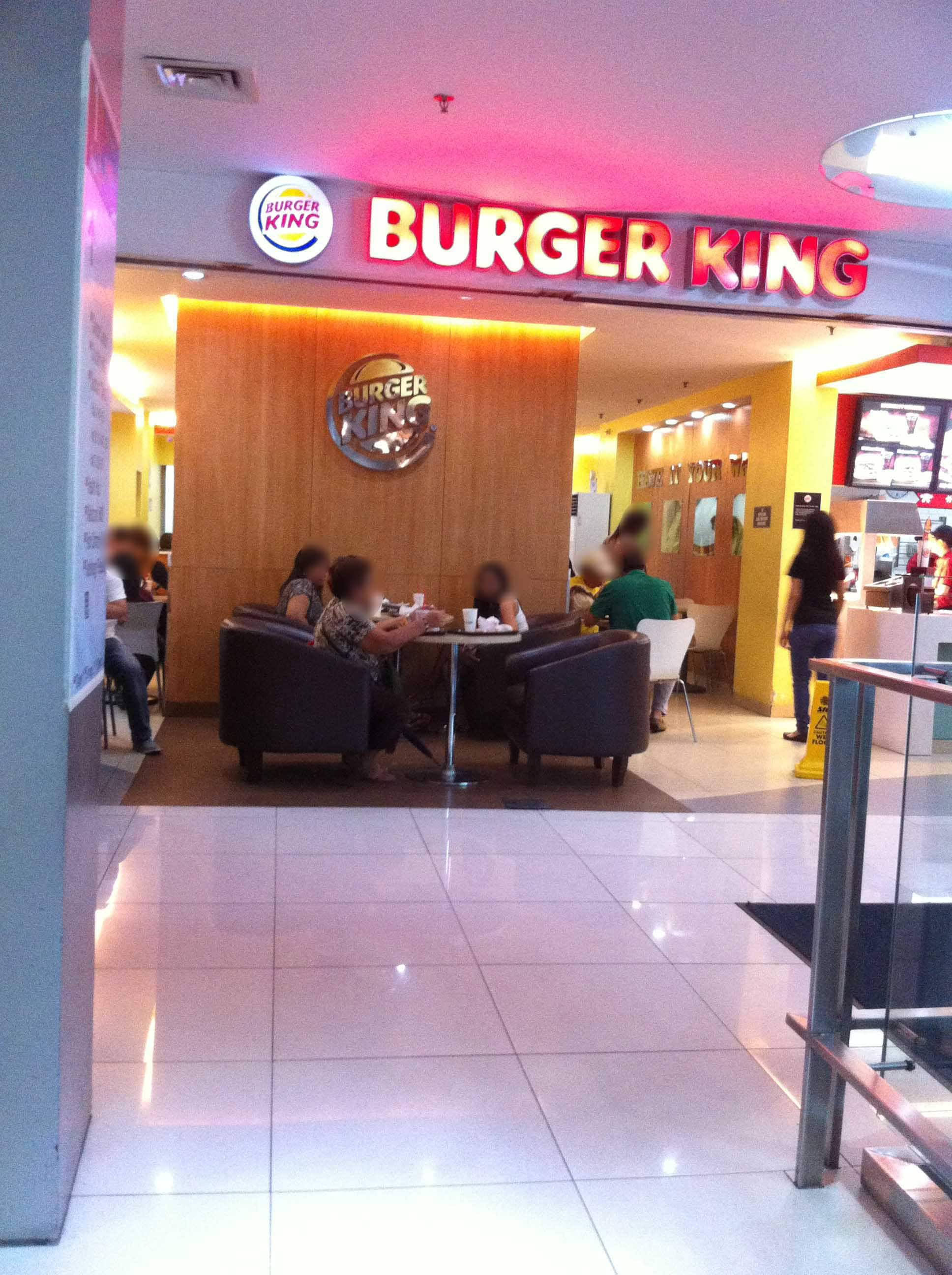 Burger King Menu Menu For Burger King Legaspi Village Makati City