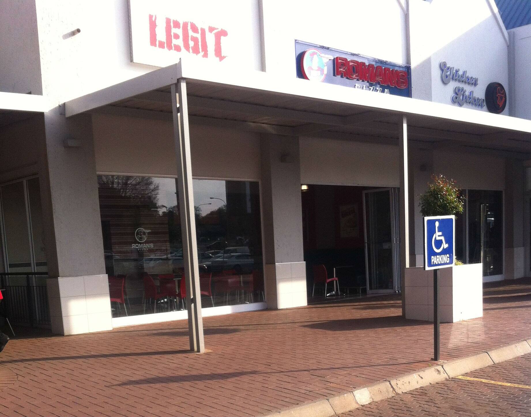 Menu of Roman's Pizza, Melville, Johannesburg