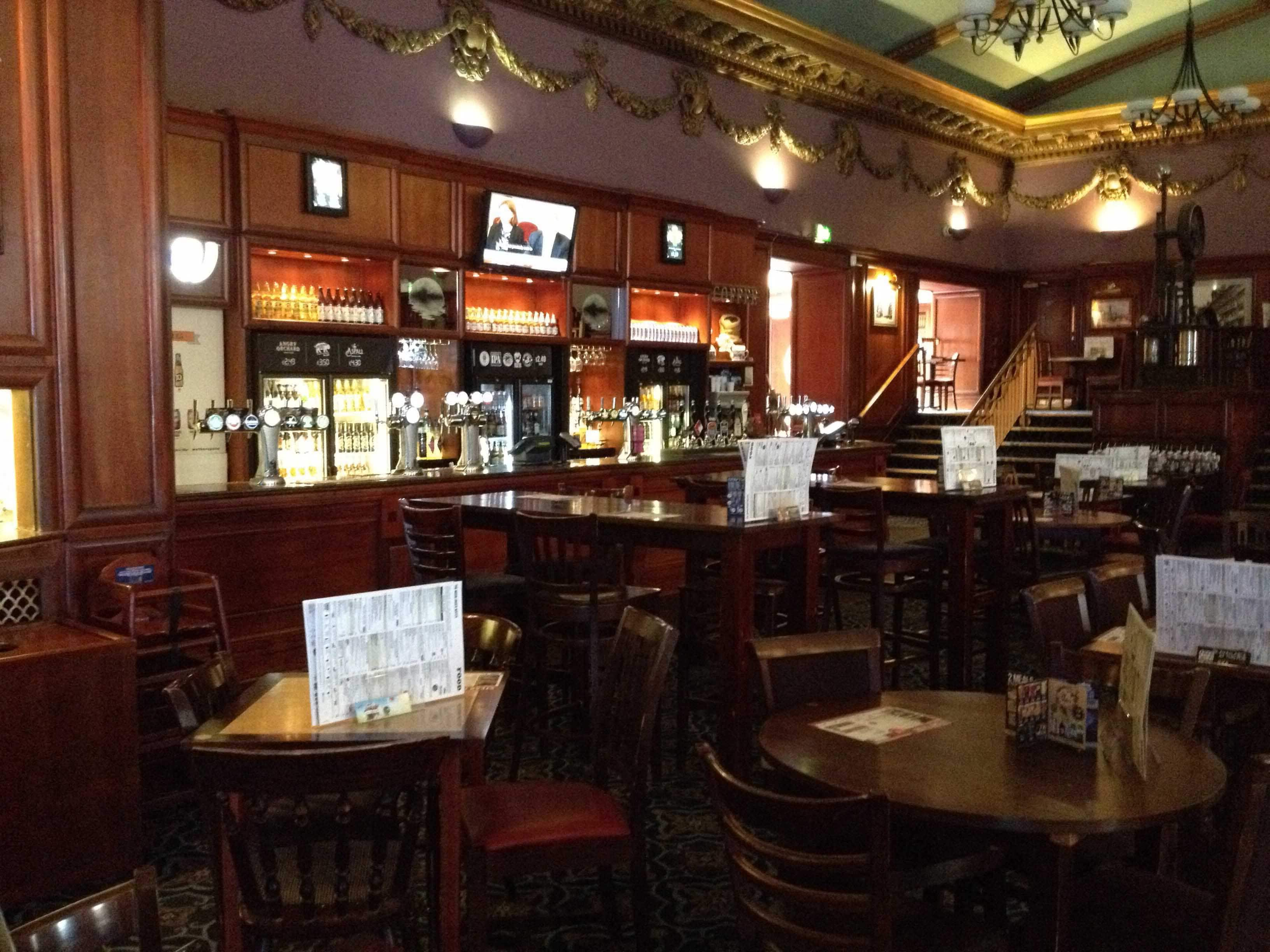 Menu of The Moon Under Water (Wetherspoon), Deansgate, Manchester